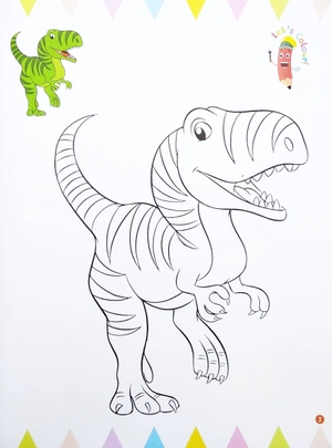 itℹs my first dinosaurs colouring book - Ảnh 4