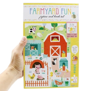 jigsaw & book set - farmyard fun - Ảnh 12