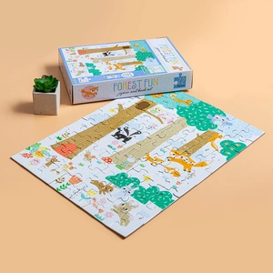 jigsaw & book set - forest fun - Ảnh 8