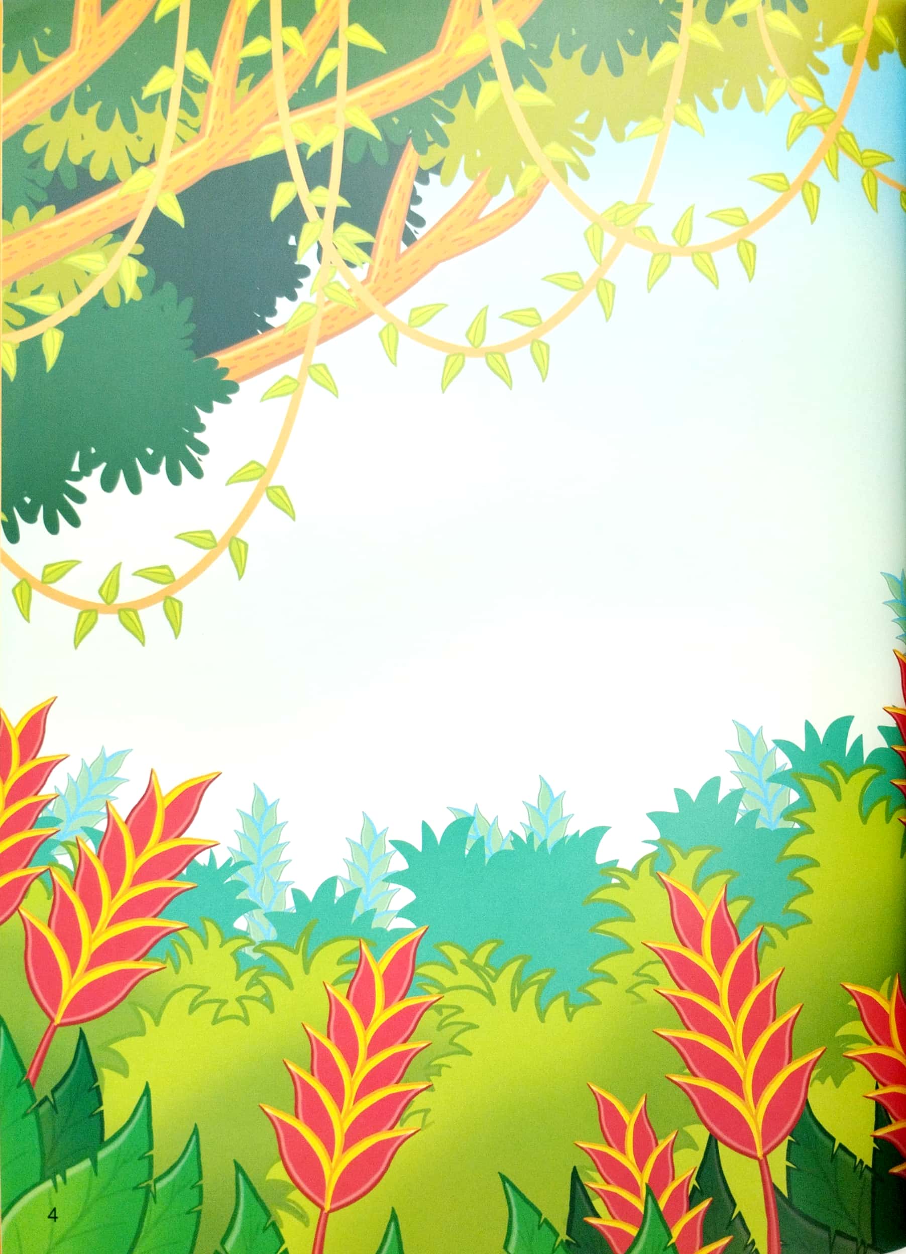 jumbo stickers for little hands - jungle animals - rừng xanh kì thú - Ảnh 4
