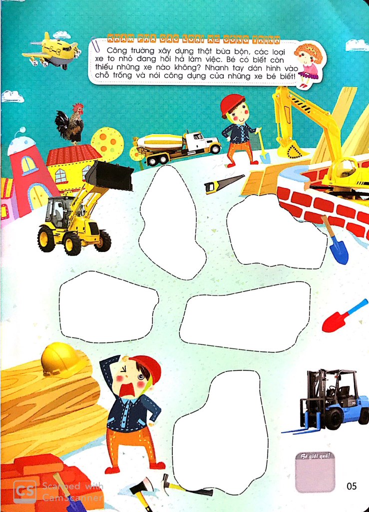 khéo tay tinh mắt - sách bóc dán thông minh - phương tiện giao thông (tái bản 2024) - Ảnh 6