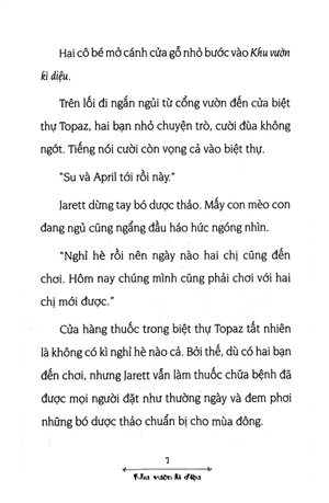 khu vườn kì diệu - tập 4 - bó hoa dược thảo và ba cô phù thủy (tái bản 2024) - Ảnh 9
