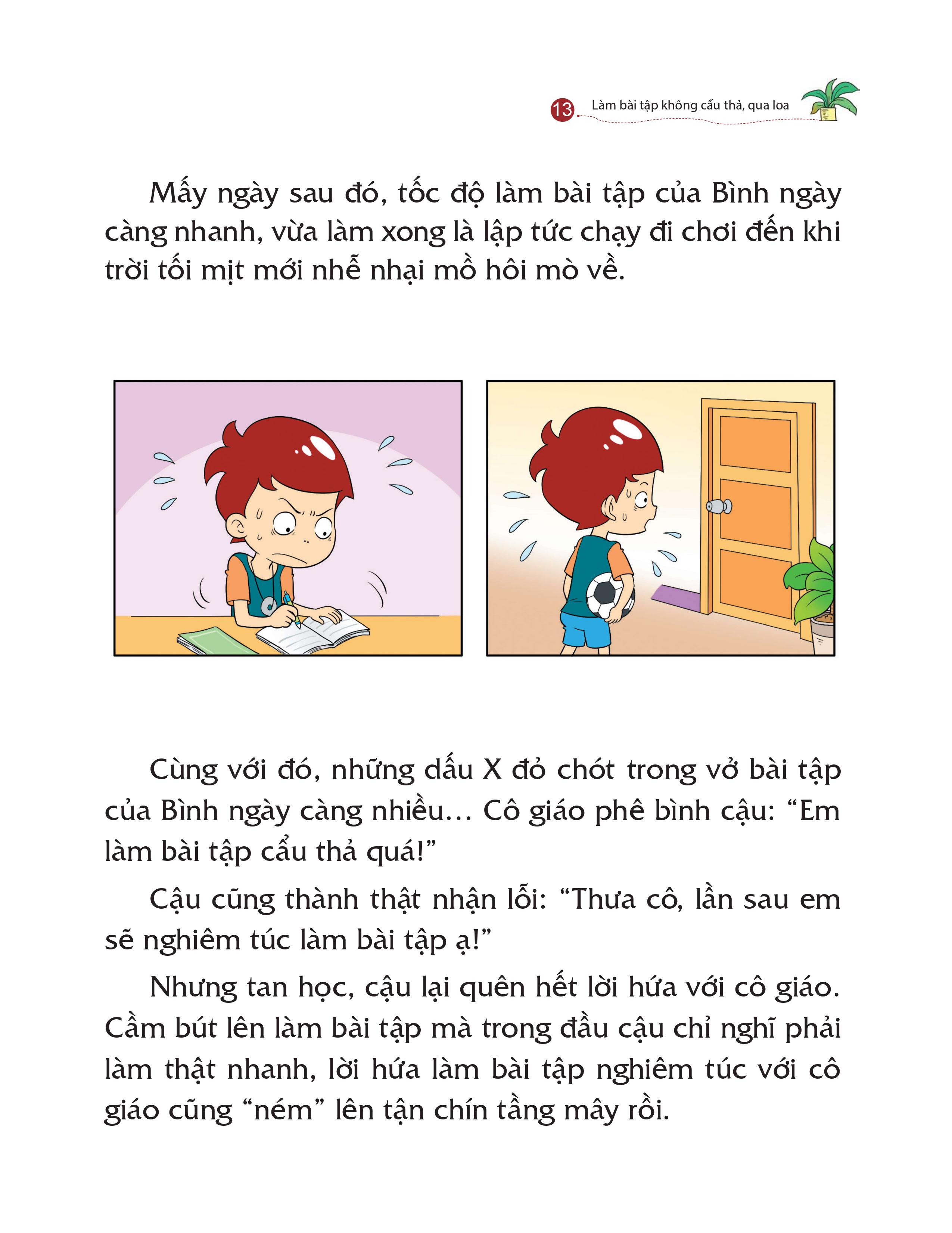 kỹ năng quản lý bản thân - làm bài tập không cẩu thả, qua loa - Ảnh 12