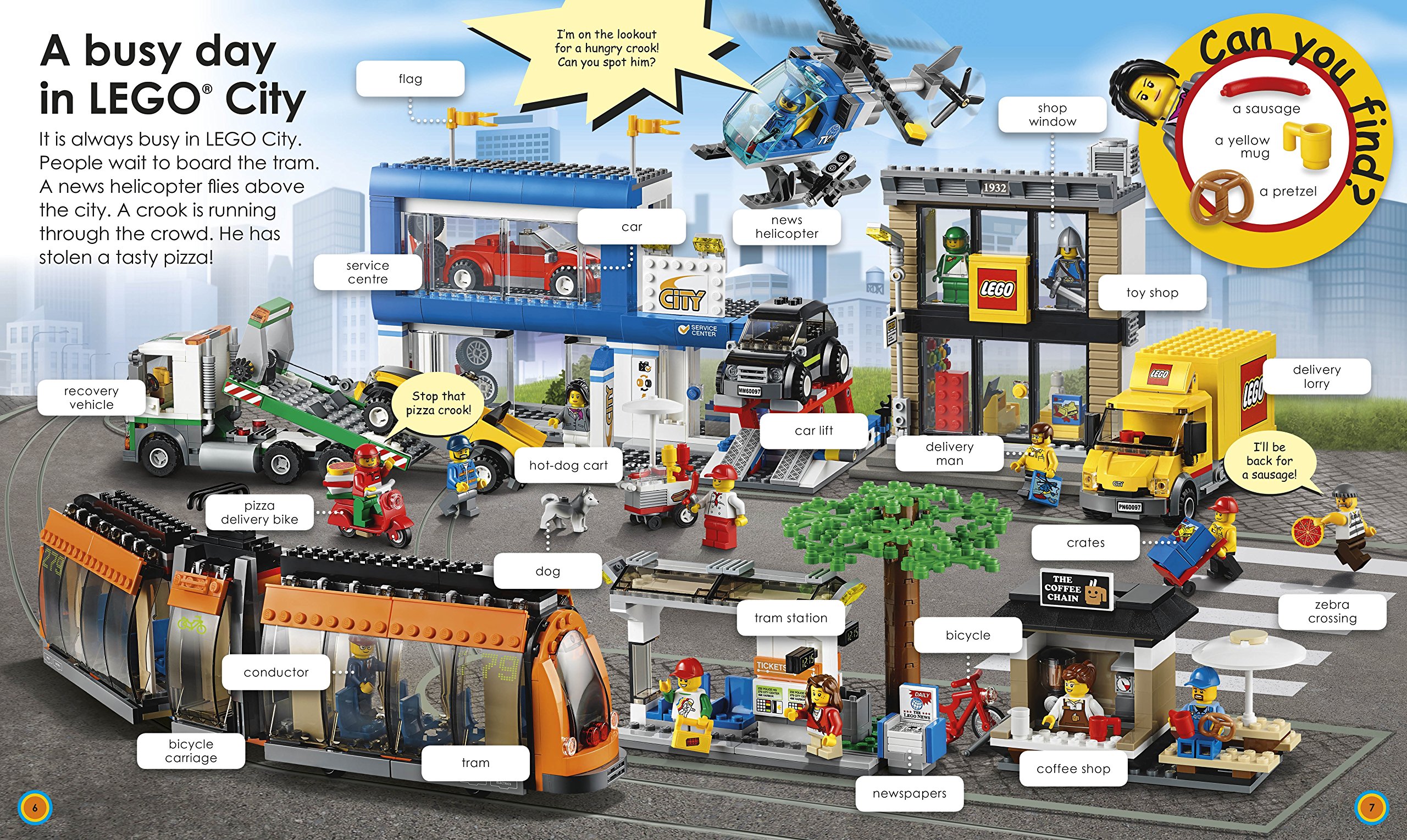lego city busy word book - Ảnh 4