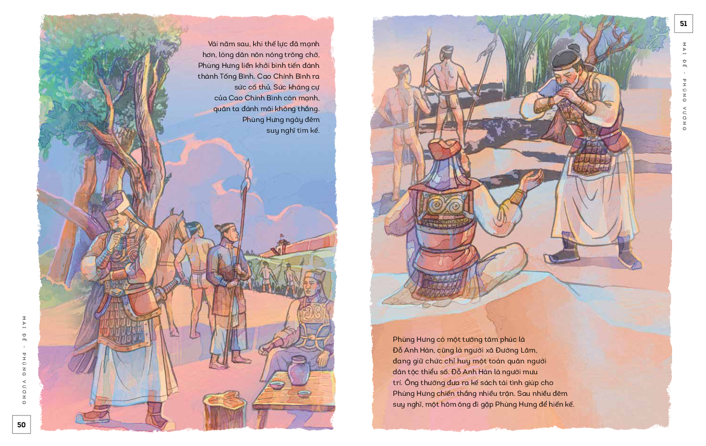 lịch sử việt nam bằng tranh - mai đế-phùng vương - bản màu - Ảnh 3