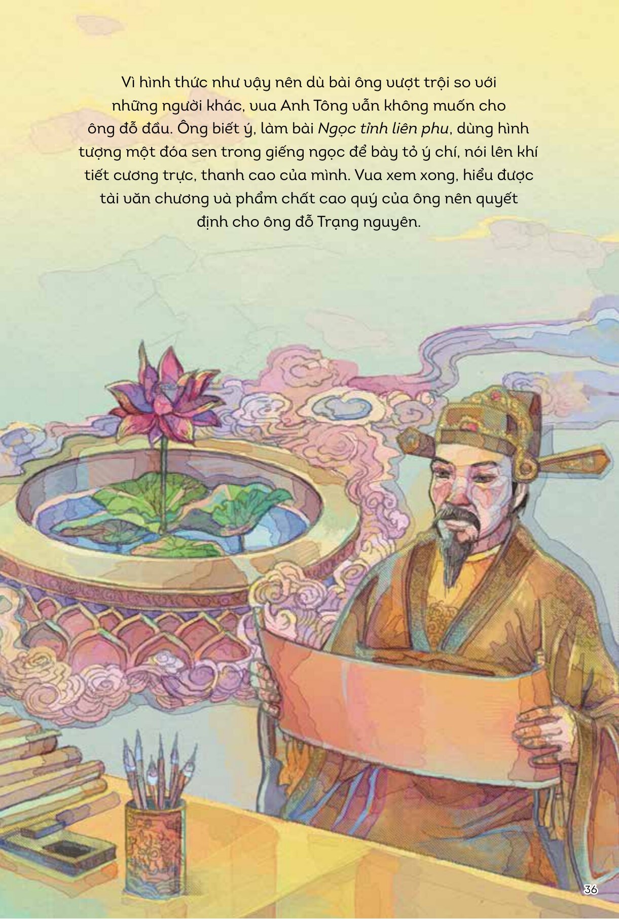 Lịch Sử Việt Nam Bằng Tranh - Nhà Trần Xây Dựng Đất Nước - Bản Màu - Ảnh 7