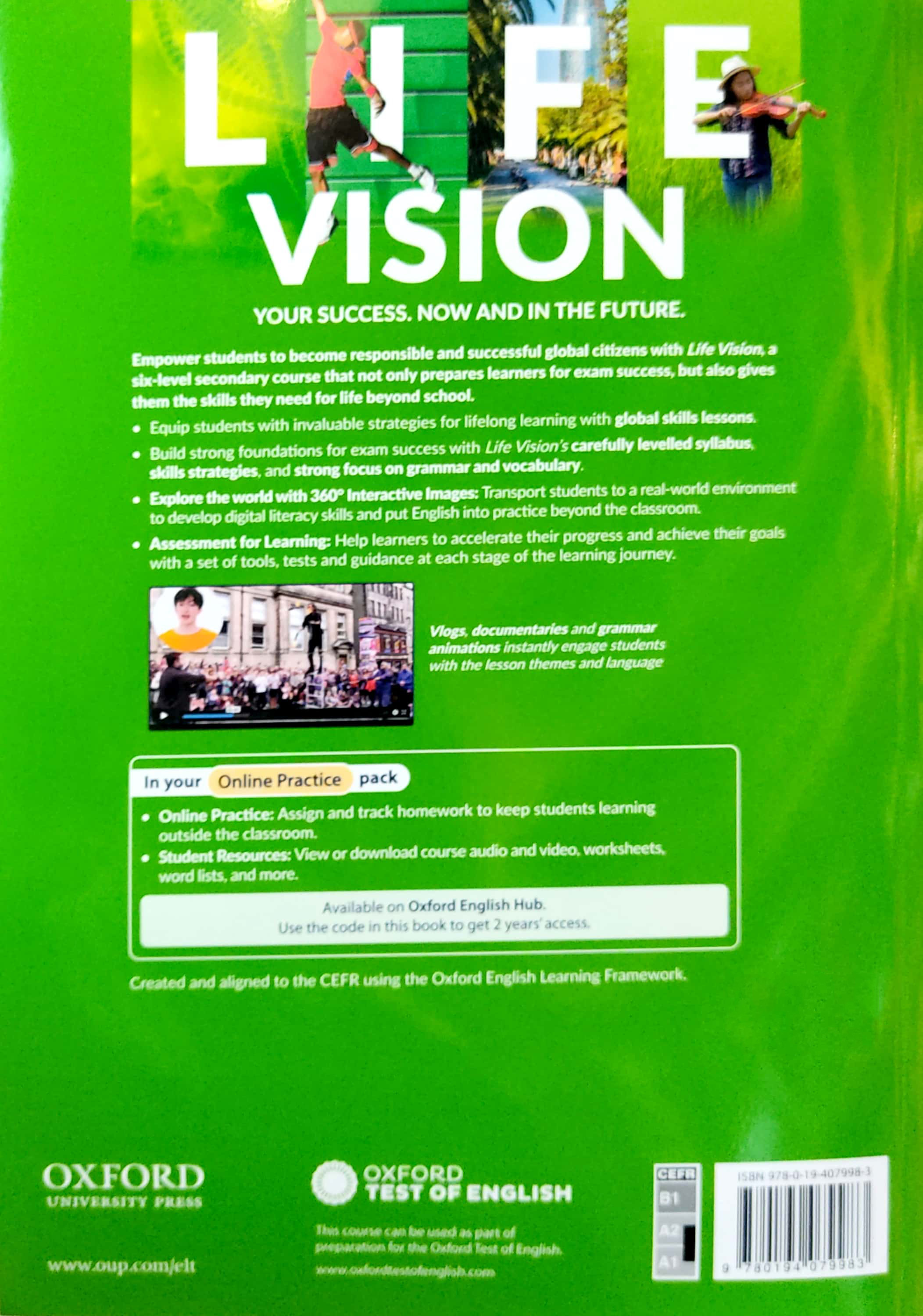 life vision student book with online practice a1/a2 elementary - Ảnh 7