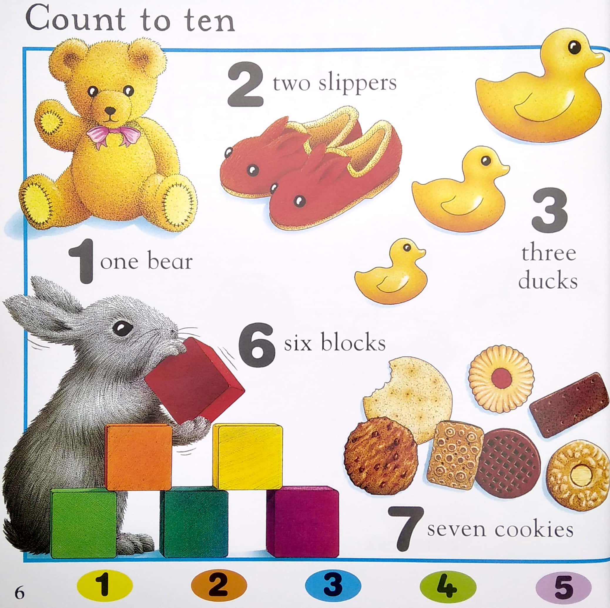 little rabbits' first numbers: learn first numbers with the little rabbits - Ảnh 3