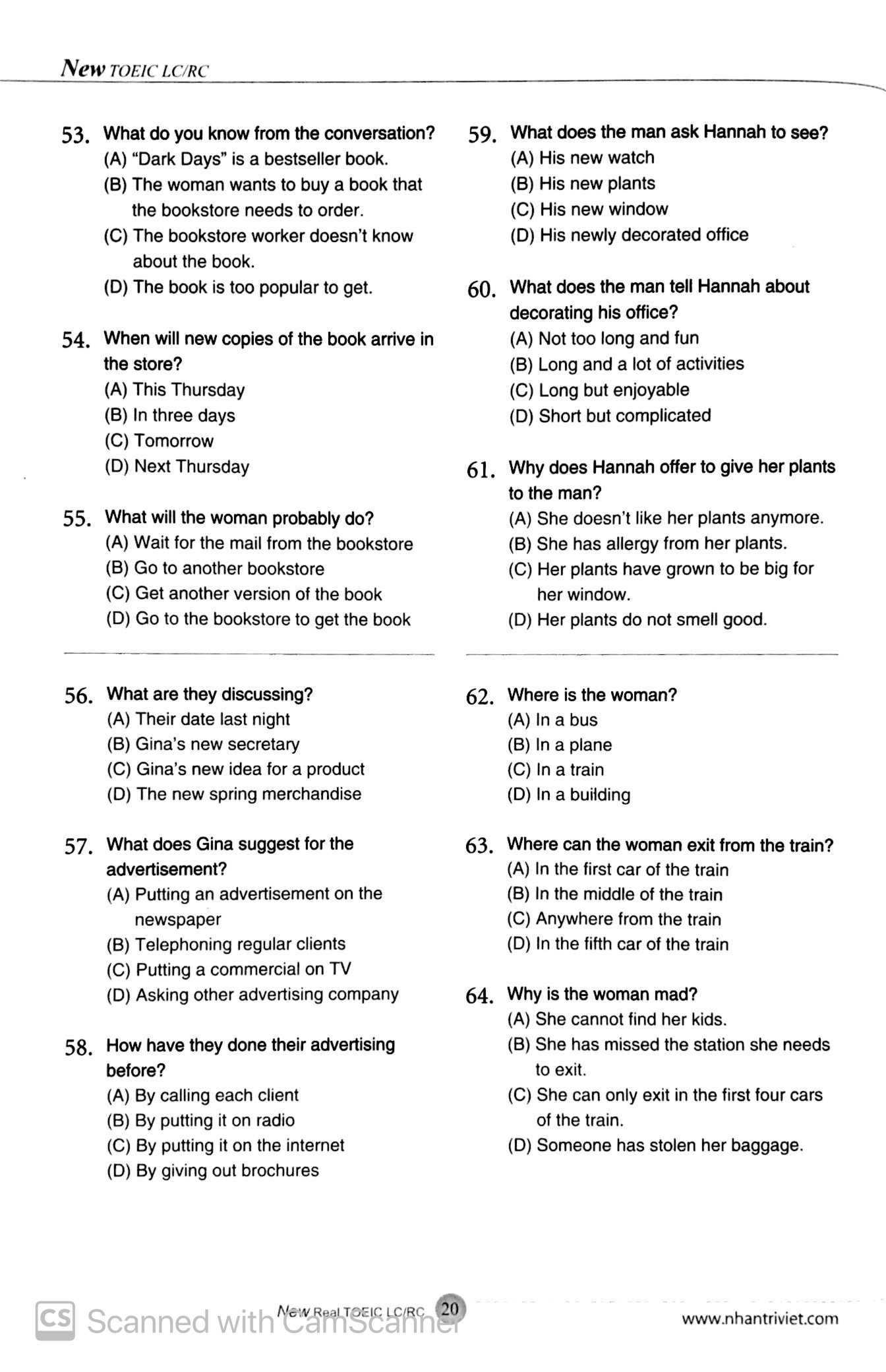longman new real toeic full actual tests (kèm cd) - Ảnh 9