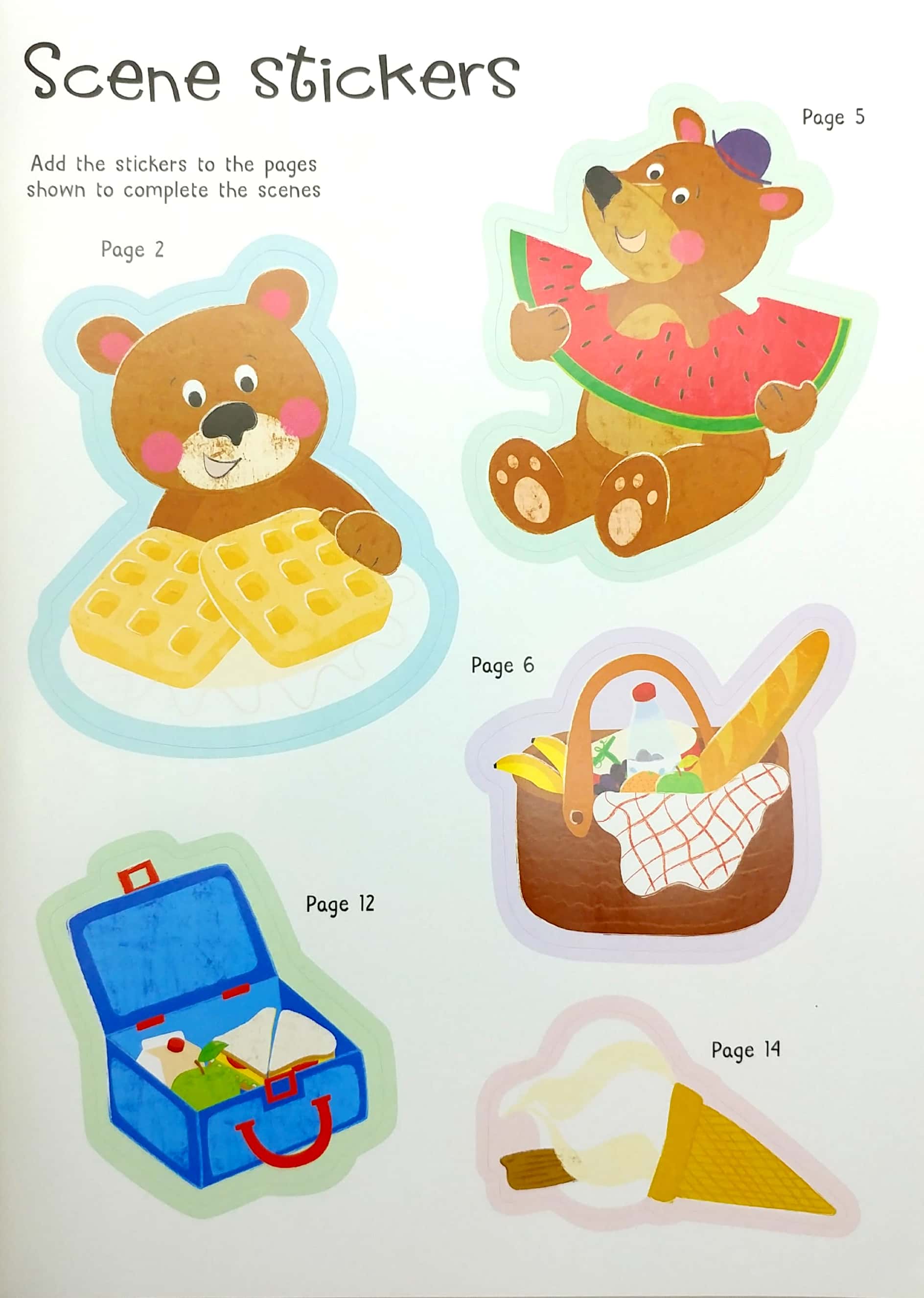 lots to spot sticker book: my food! - Ảnh 4