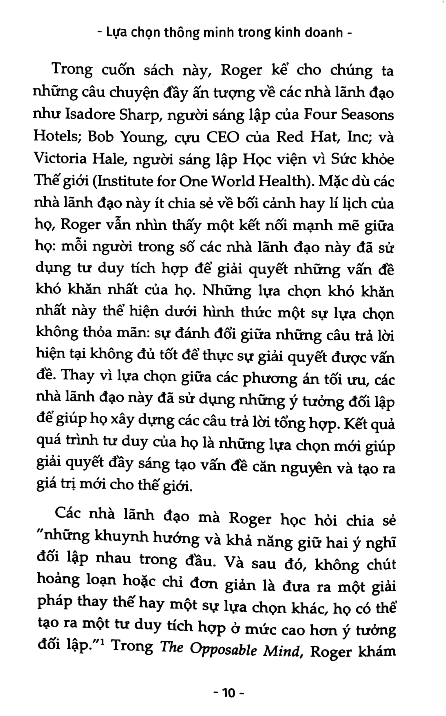 lựa chọn thông minh trong kinh doanh - Ảnh 3