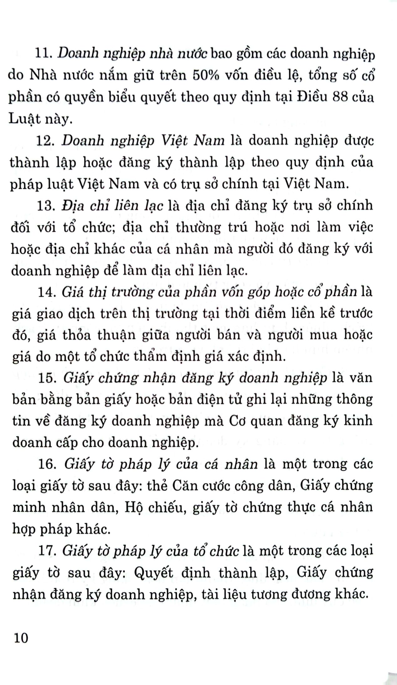 luật doanh nghiệp (hiện hành) (sửa đổi, bổ sung năm 2022) - Ảnh 6