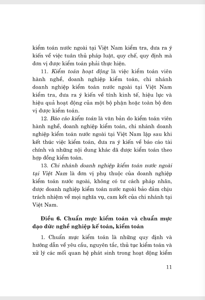 Luật Kiểm Toán Độc Lập Năm 2011 (Sửa Đổi, Bổ Sung Năm 2015, 2024) - Ảnh 9