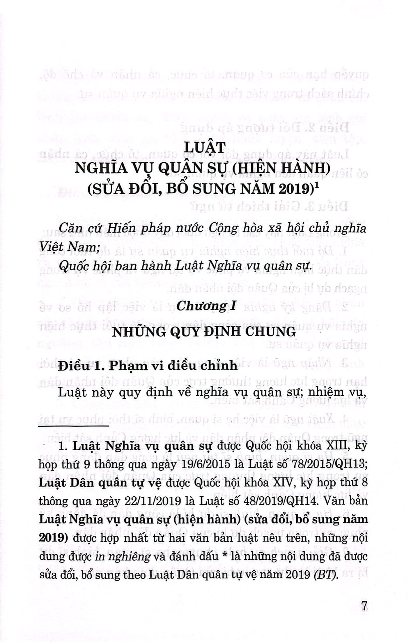 luật nghĩa vụ quân sự (hiện hành) (sửa đổi, bổ sung năm 2019) - Ảnh 4