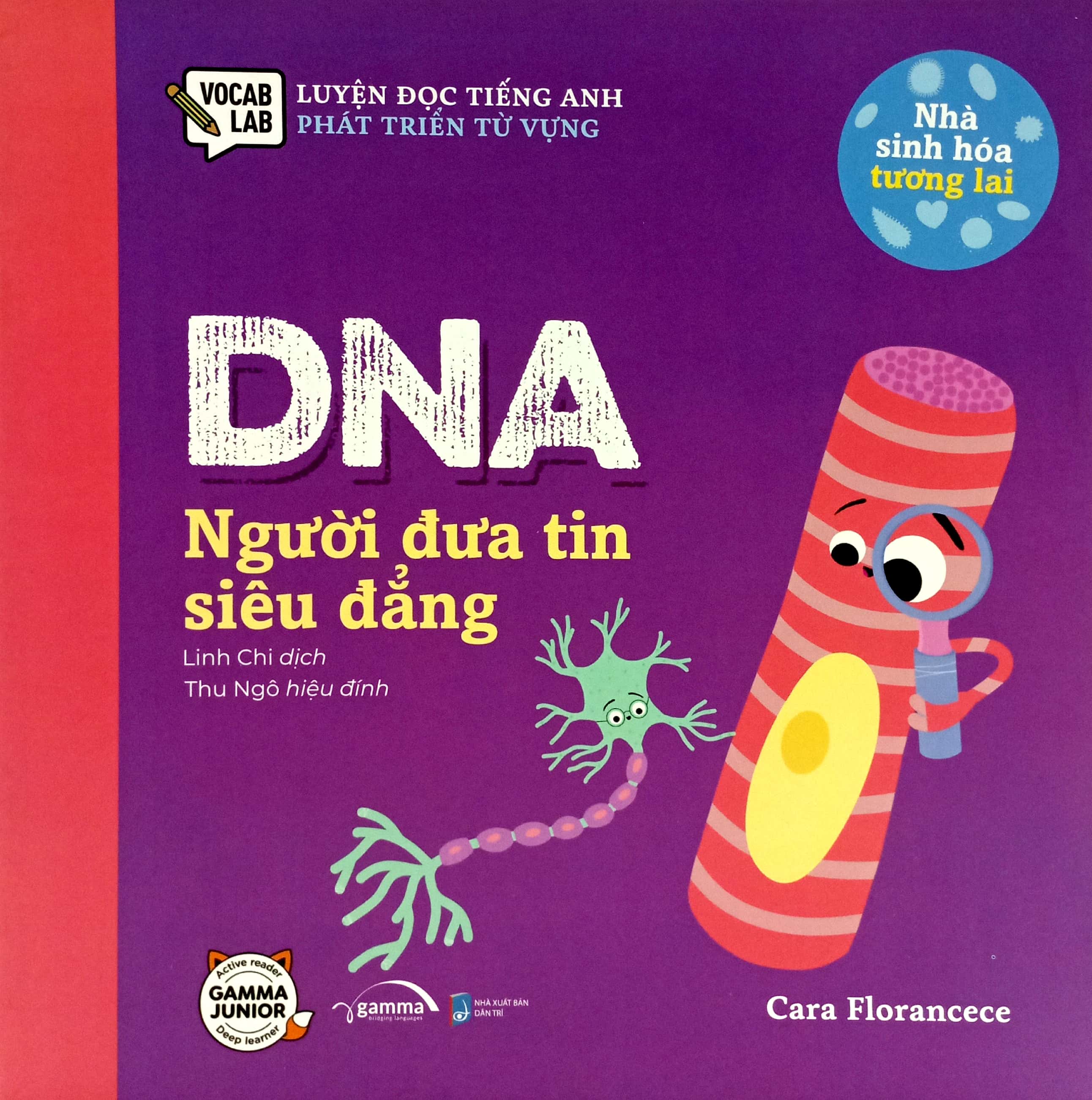 luyện đọc tiếng anh, phát triển từ vựng - nhà sinh hóa tương lai - dna - người đưa tin siêu đẳng - Ảnh 2