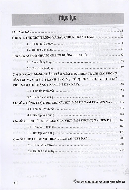 Luyện Thi Đánh Giá Năng Lực - Môn Lịch Sử - Kiến Thức Lớp 12 (Dành Cho Các Kì Thi Đánh Giá Năng Lực) - Ảnh 3