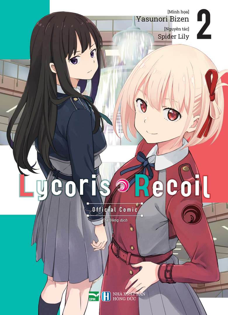 lycoris recoil - tập 2 - bản sưu tầm - tặng kèm 1 card nhân vật + 1 clear card + 2 poster chung 1 ống - Ảnh 2