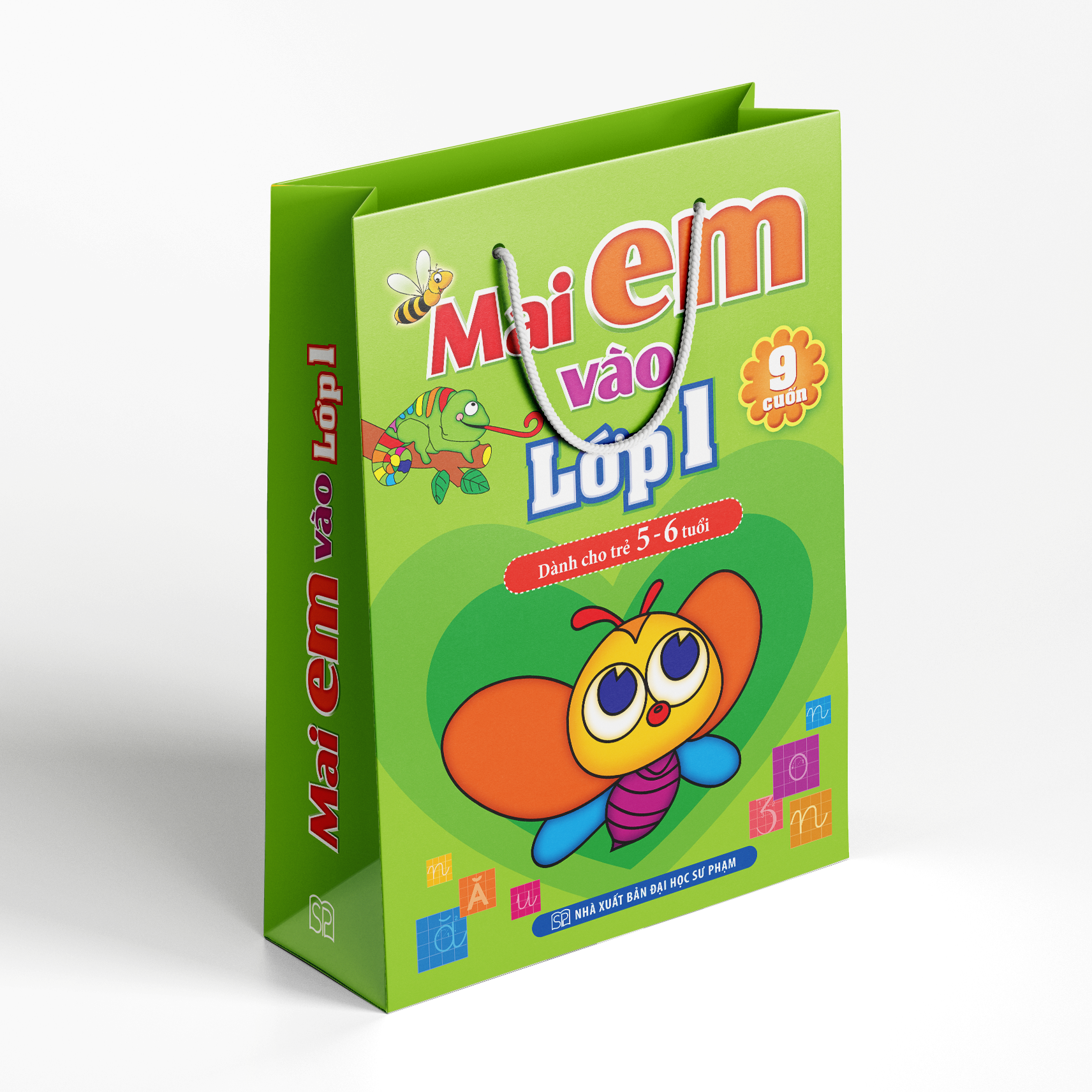 mai em vào lớp 1 - dành cho trẻ 5-6 tuổi (bộ túi 9 cuốn) (tái bản 2024) - Ảnh 2