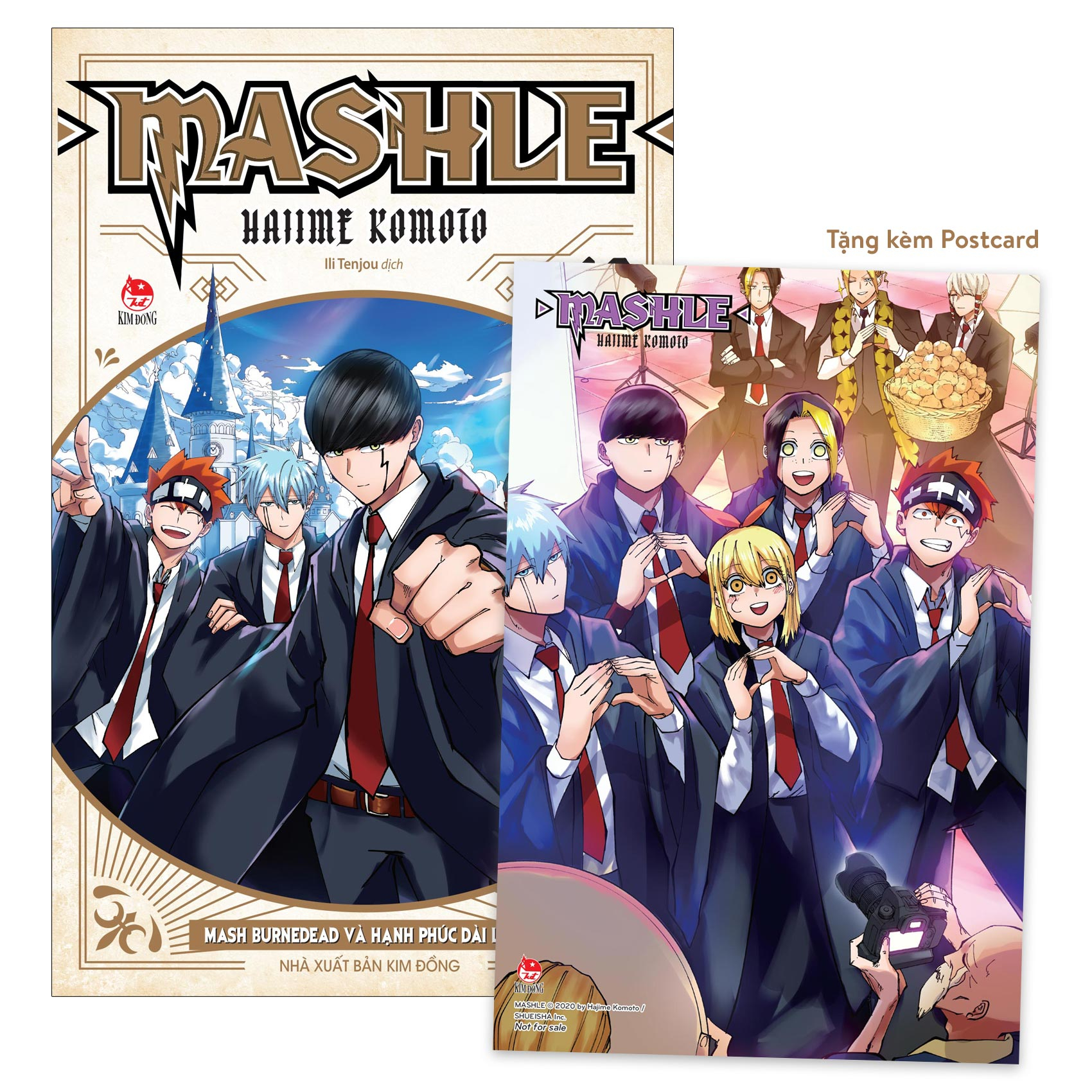 MASHLE - Tap 18 - Mash Burnedead Va Hanh Phuc Dai Lau - Tang Kem Postcard + Poster - Ảnh 2