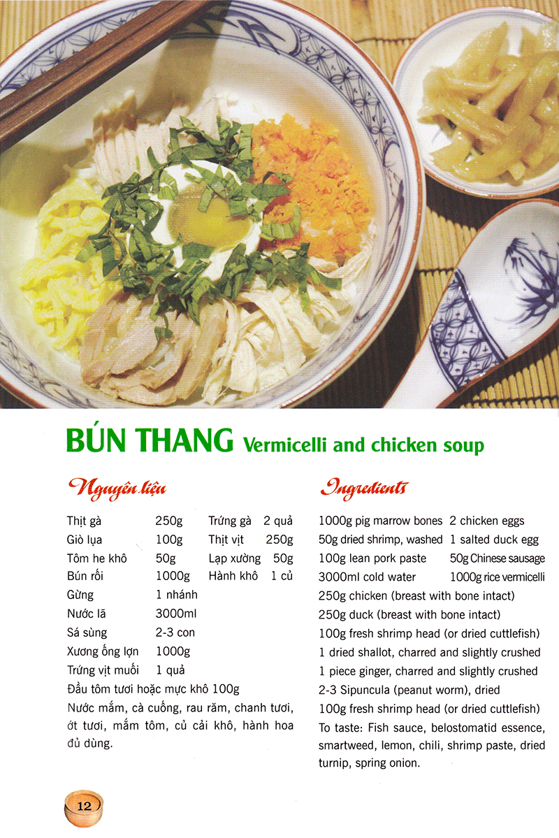 Món Ăn Việt Nam - Vietnamese Cuisine (Song Ngữ Việt-Anh) - Ảnh 11