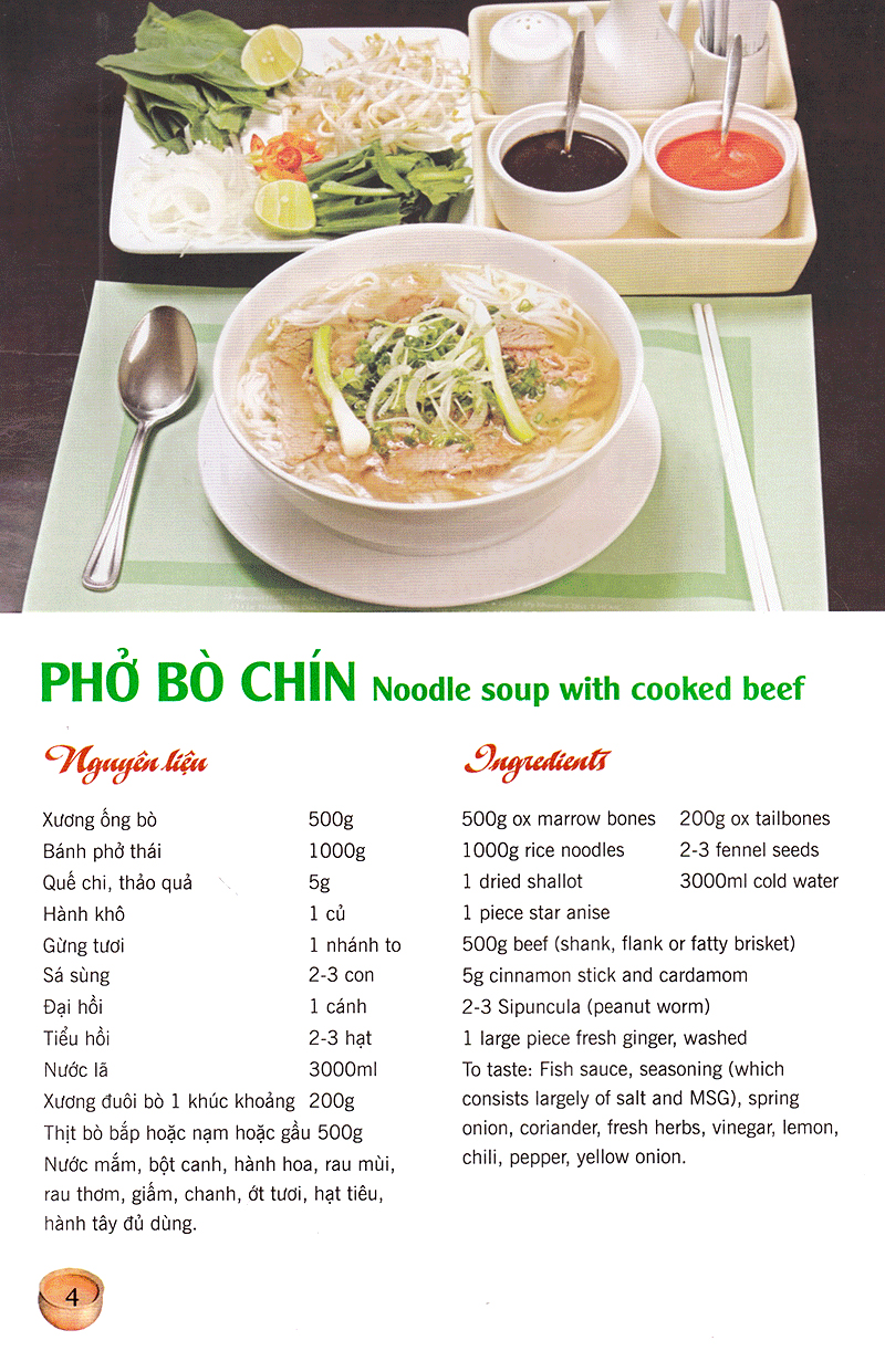 Món Ăn Việt Nam - Vietnamese Cuisine (Song Ngữ Việt-Anh) - Ảnh 3