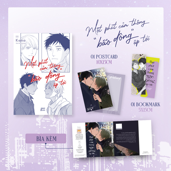 Một Phút Cảm Thông “Bão Dông” Ập Tới - Tặng Kèm Bìa Áo + Postcard Phủ Nhũ + Bookmark