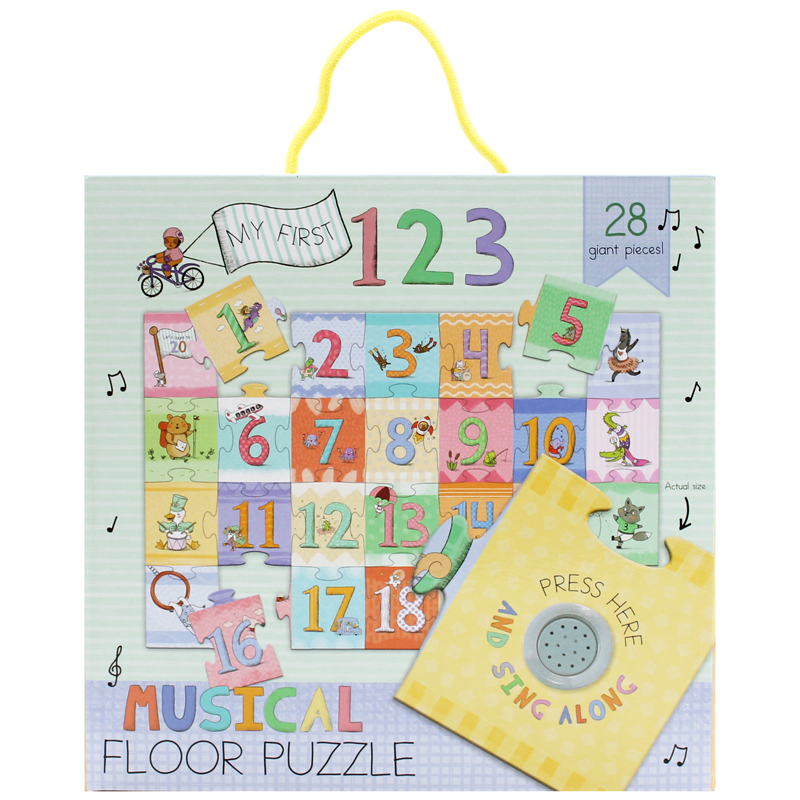 musical floor puzzle - my first 123 (28 giant pieces) - Ảnh 8