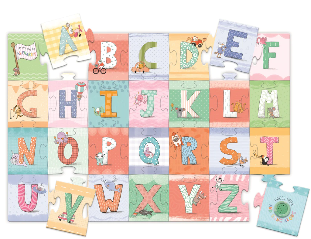 musical floor puzzle - my first abc (28 giant pieces) - Ảnh 6