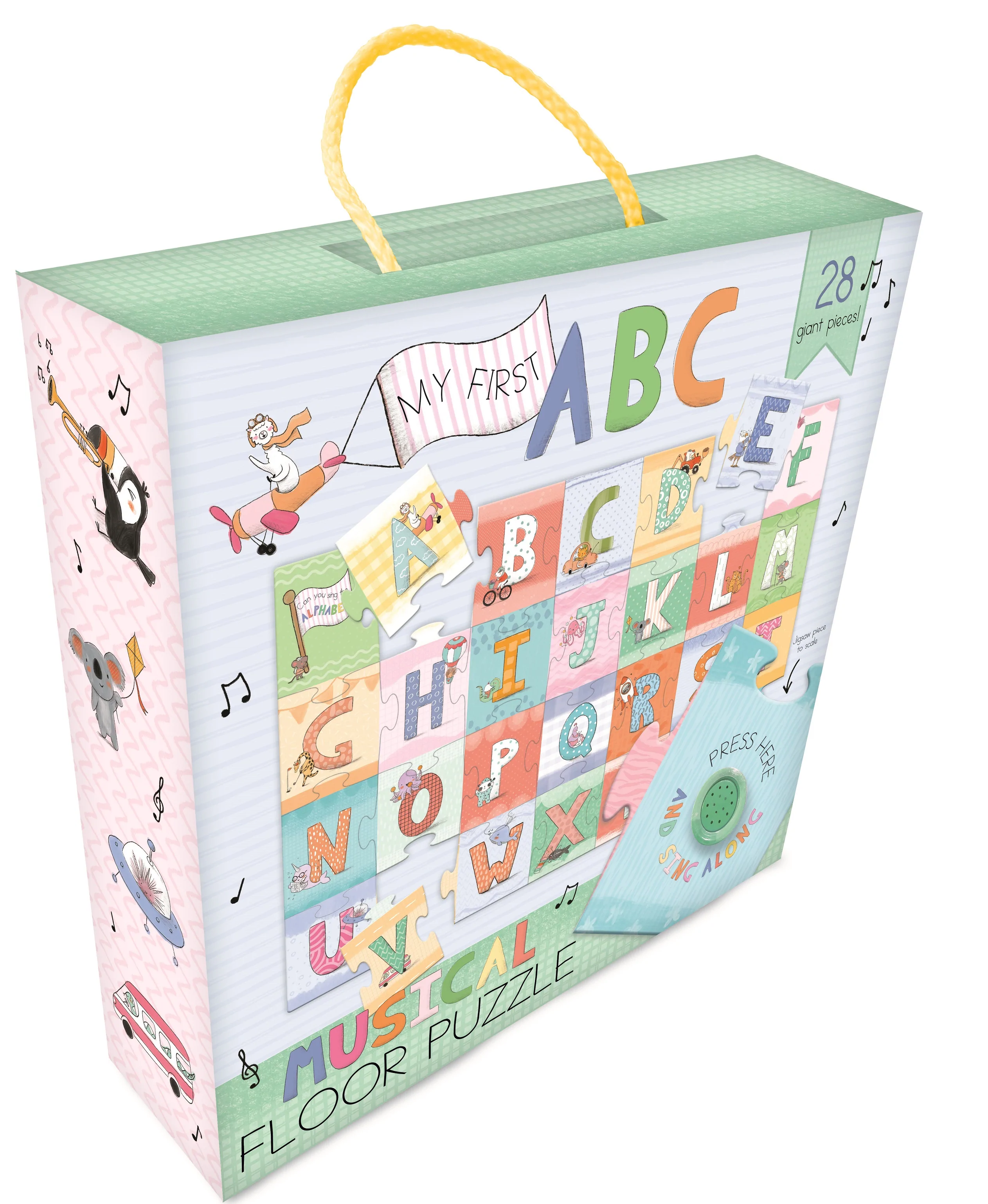 musical floor puzzle - my first abc (28 giant pieces) - Ảnh 8