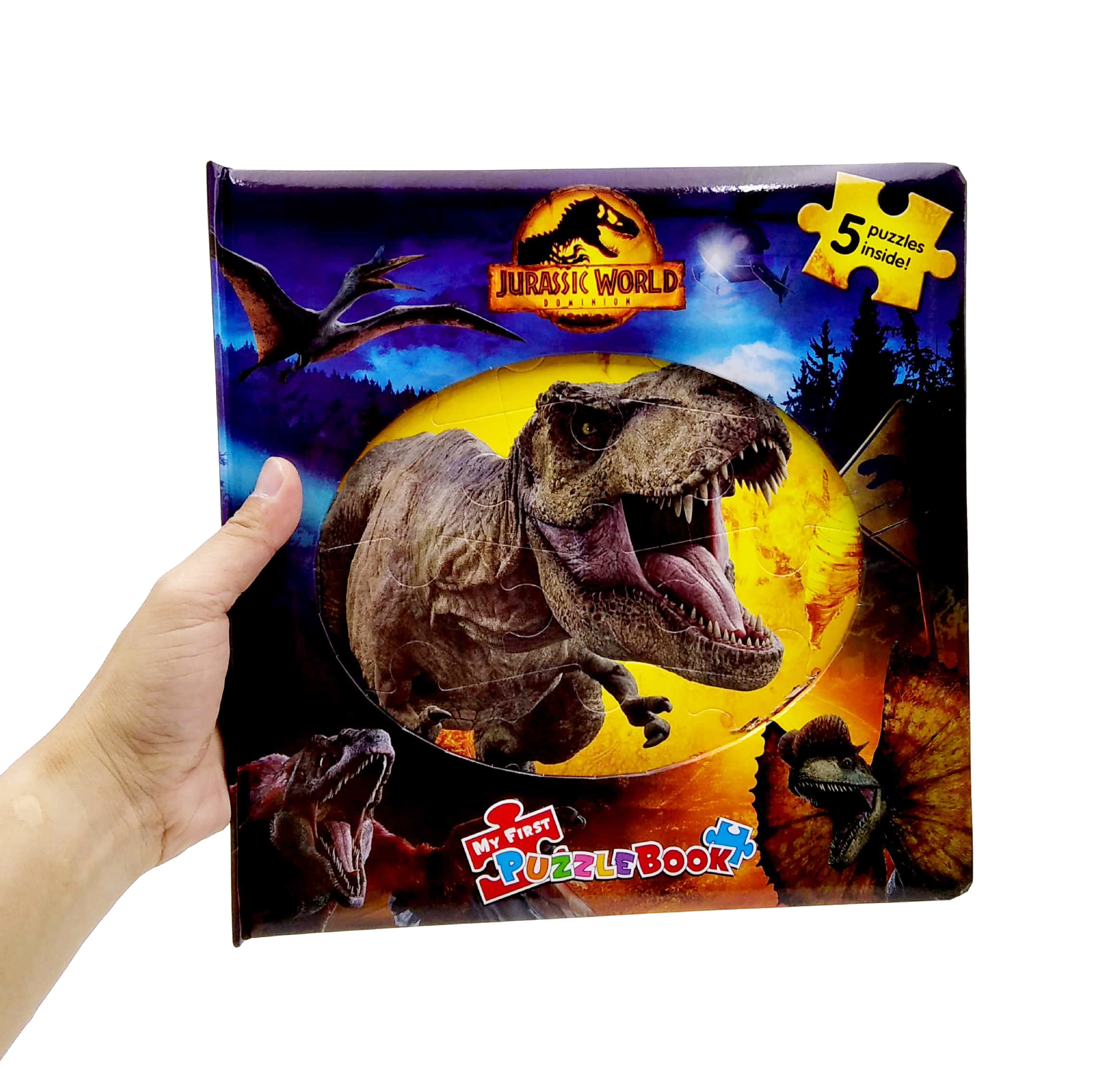 my first puzzle book: universal jurassic world - Ảnh 11