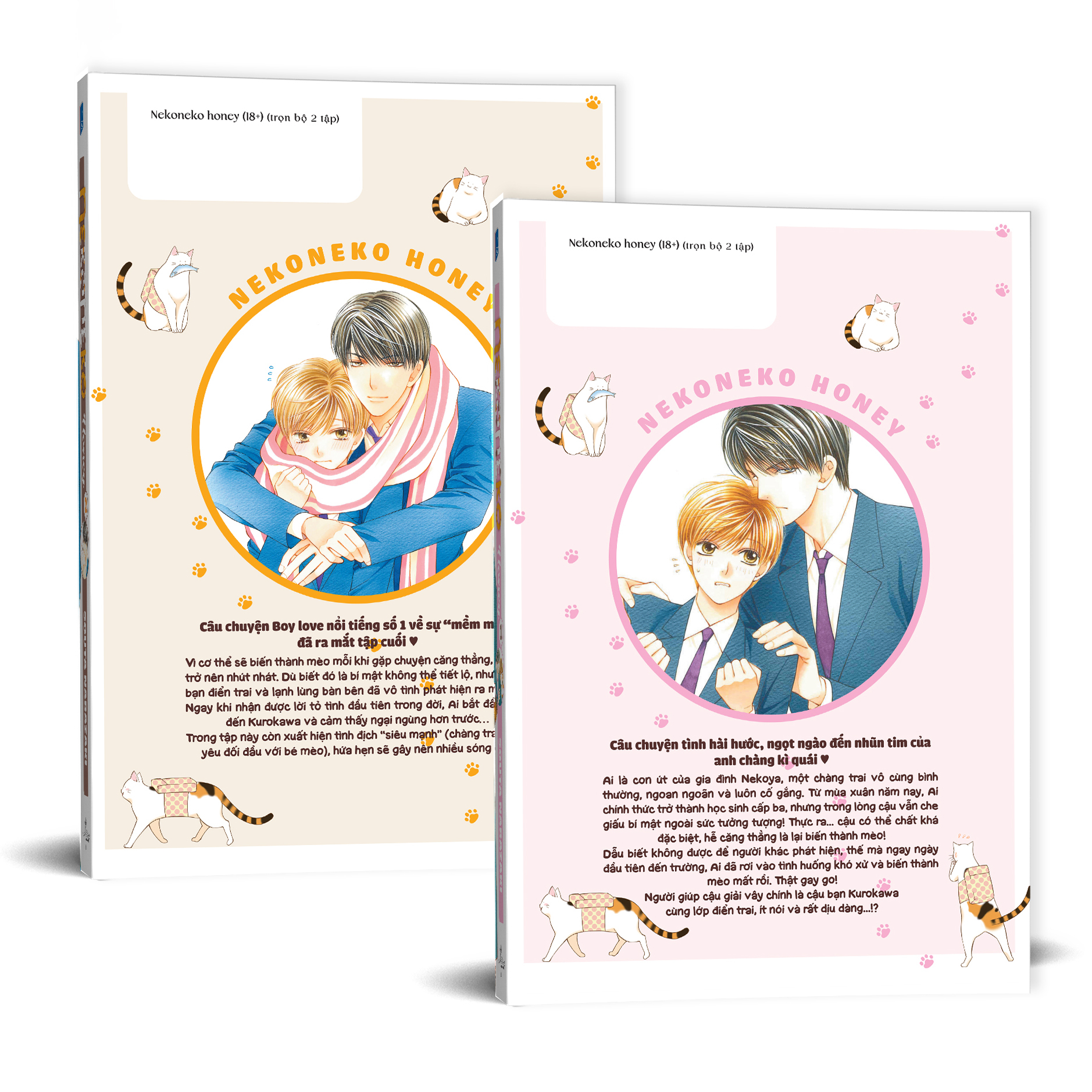neko neko honey (bộ 2 tập) - tặng kèm 2 bookmark bế hình nhân vật - Ảnh 4