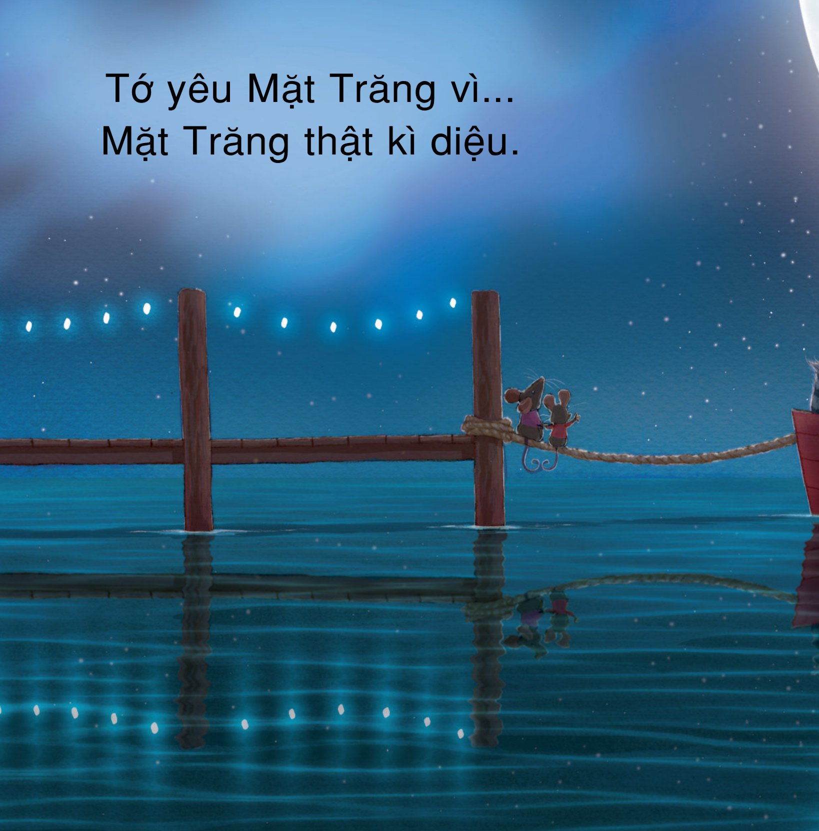 ngắm mặt trăng theo cách riêng của trẻ - vì sao tớ yêu mặt trăng - Ảnh 4