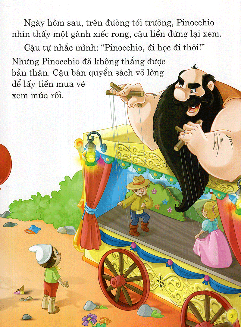 ngày xửa ngày xưa - pinocchio - bìa cứng (tái bản 2023) - Ảnh 7