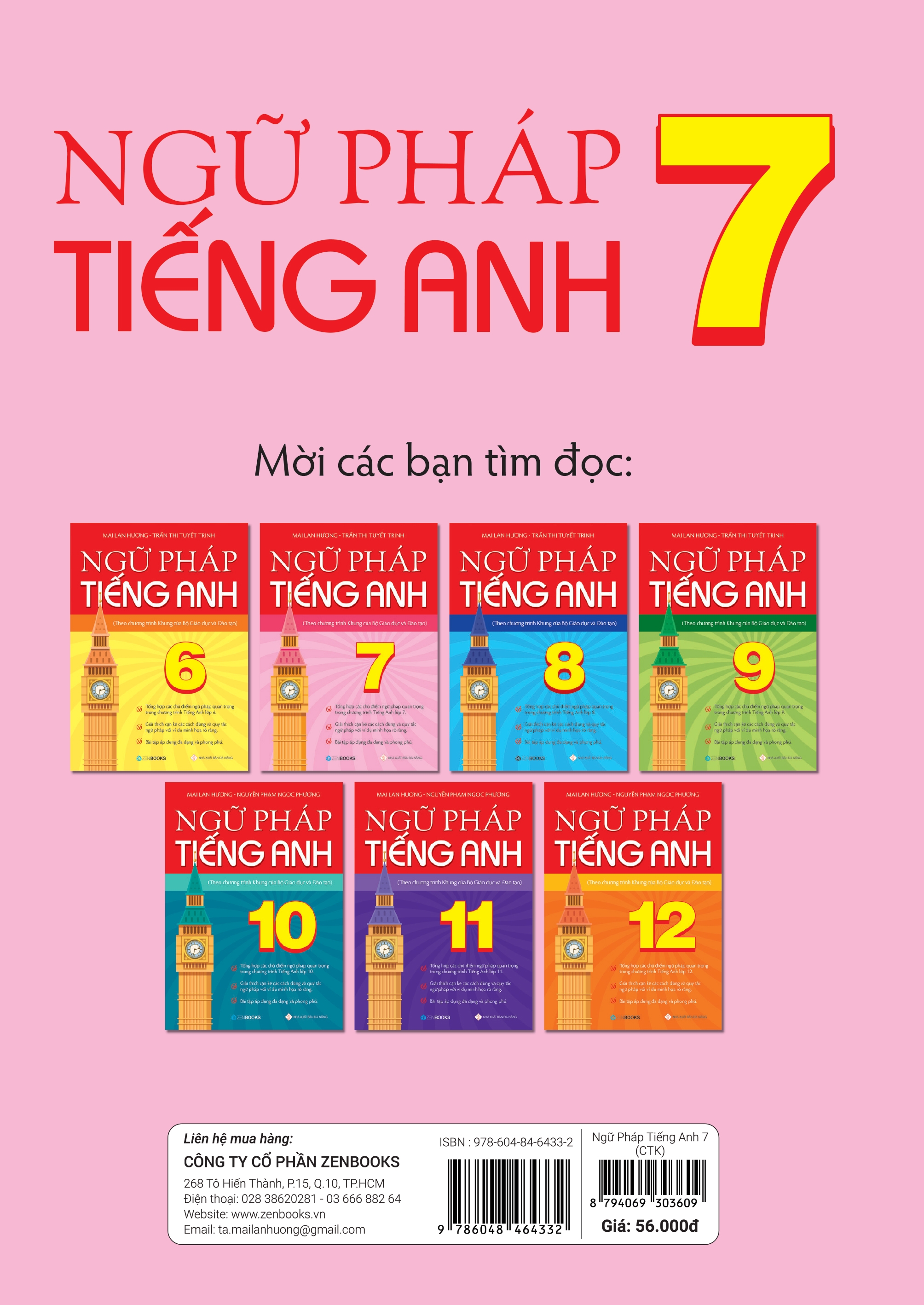 ngữ pháp tiếng anh 7 (theo chương trình khung của bộ giáo dục và đào tạo) - Ảnh 3
