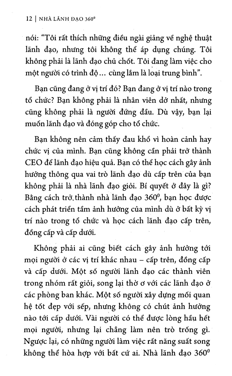 nhà lãnh đạo 360 độ (tái bản 2021) - Ảnh 9