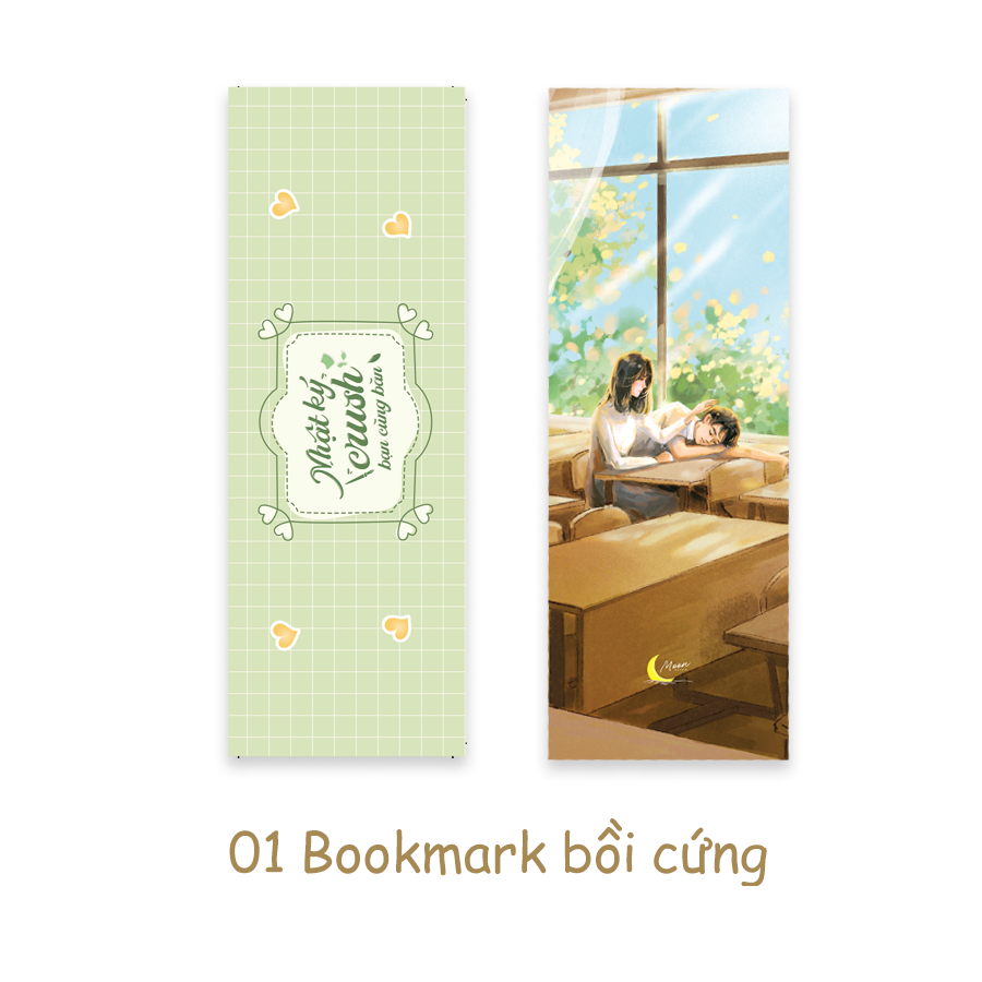 nhật ký crush bạn cùng bàn - bản đặc biệt - tặng kèm bookmark bồi cứng + poster lịch 2025 a3 - Ảnh 3