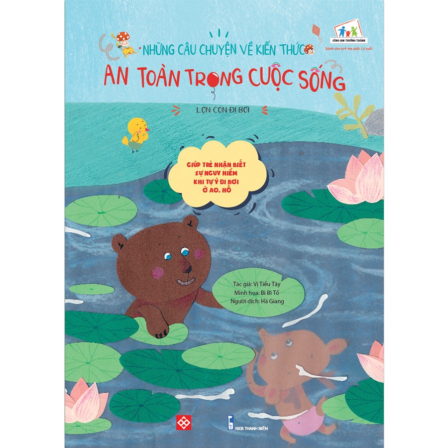 những câu chuyện về kiến thức an toàn trong cuộc sống - lợn con đi bơi - Ảnh 3