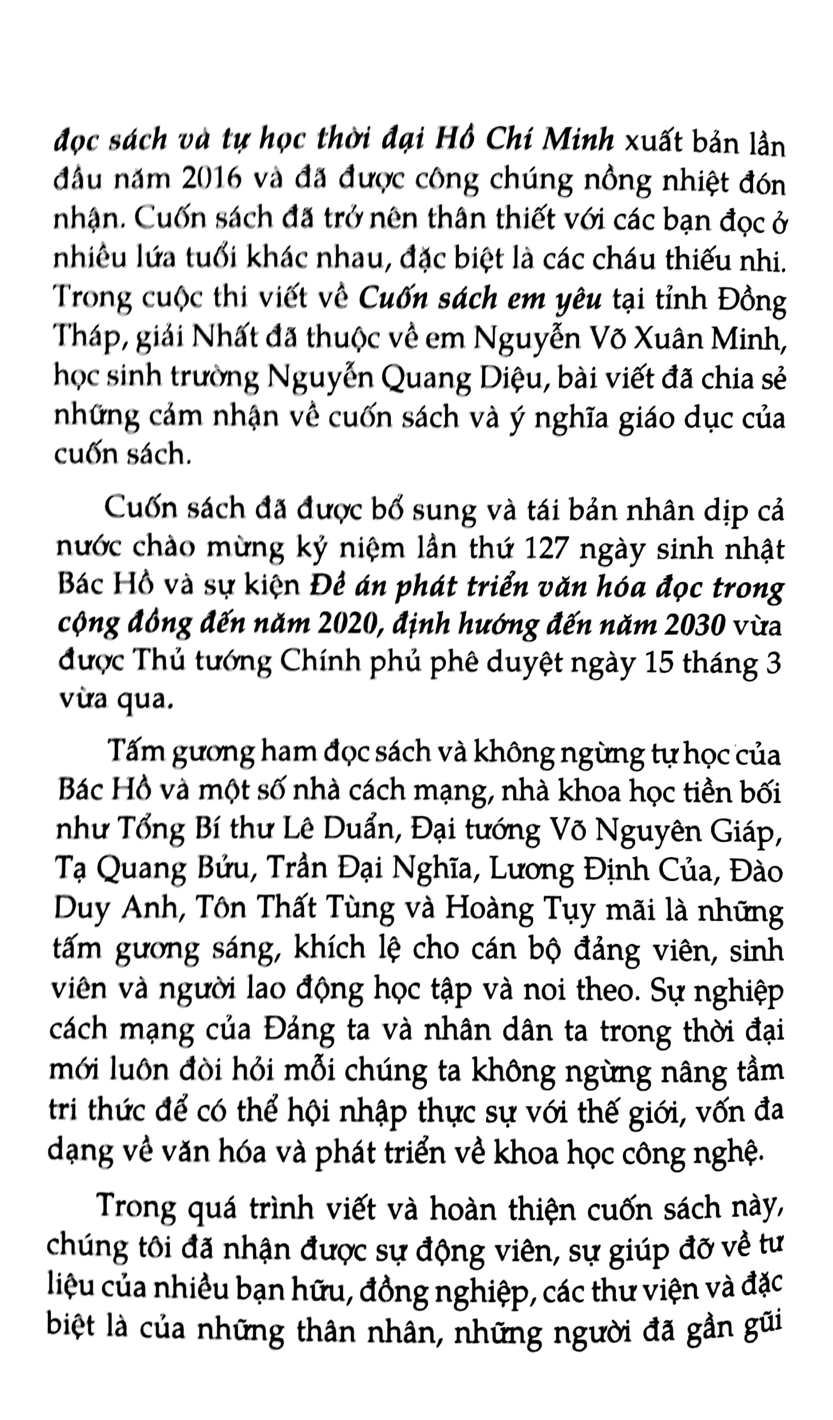 những tấm gương ham đọc sách và tự đọc thời đại hồ chí minh - Ảnh 6