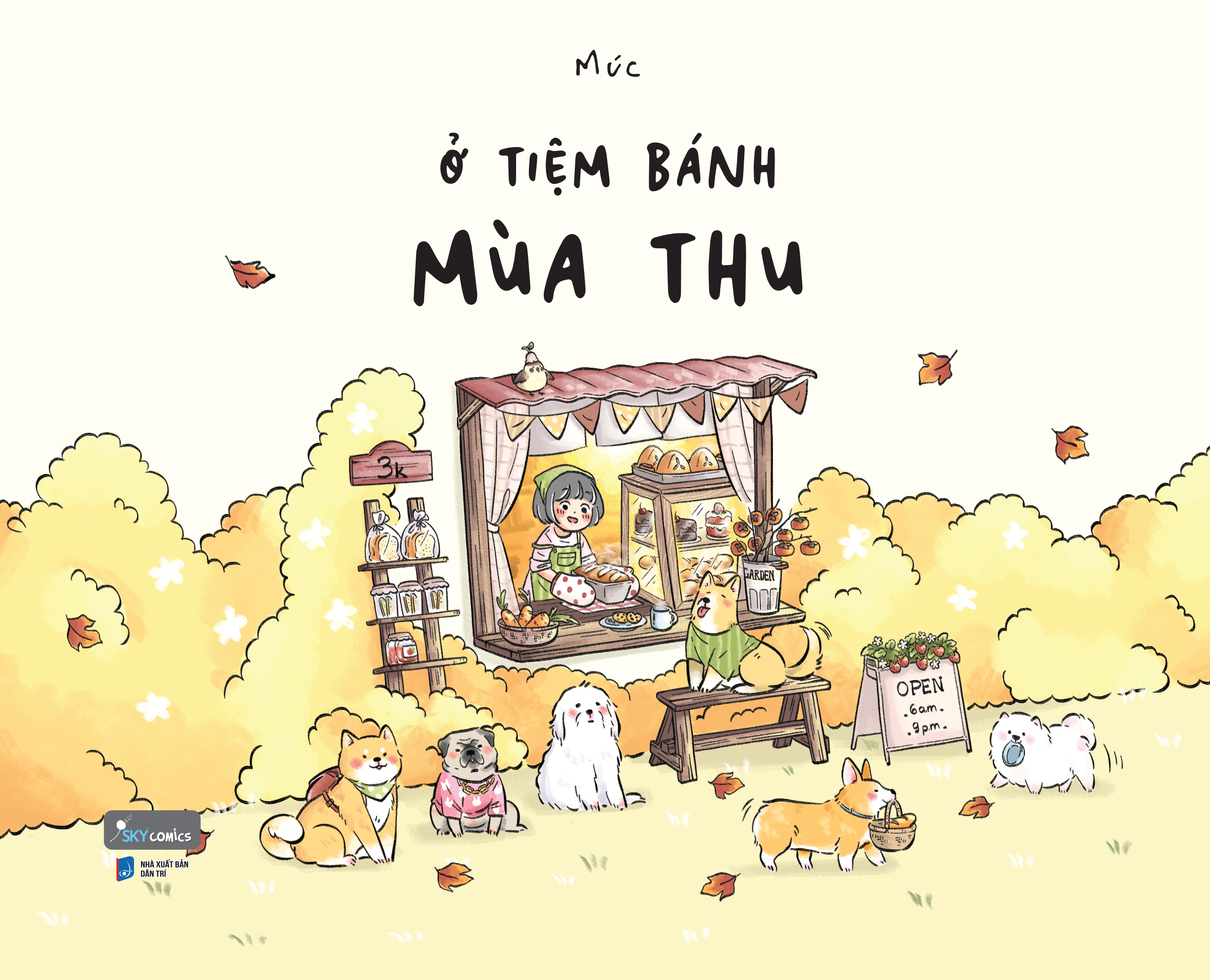 ở tiệm bánh mùa thu - tặng kèm sticker phủ nhũ - Ảnh 3