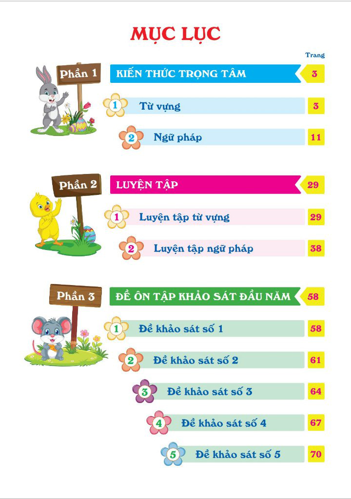 ôn hè tiếng anh 4 - dành cho học sinh lớp 4 lên lớp 5 - Ảnh 4