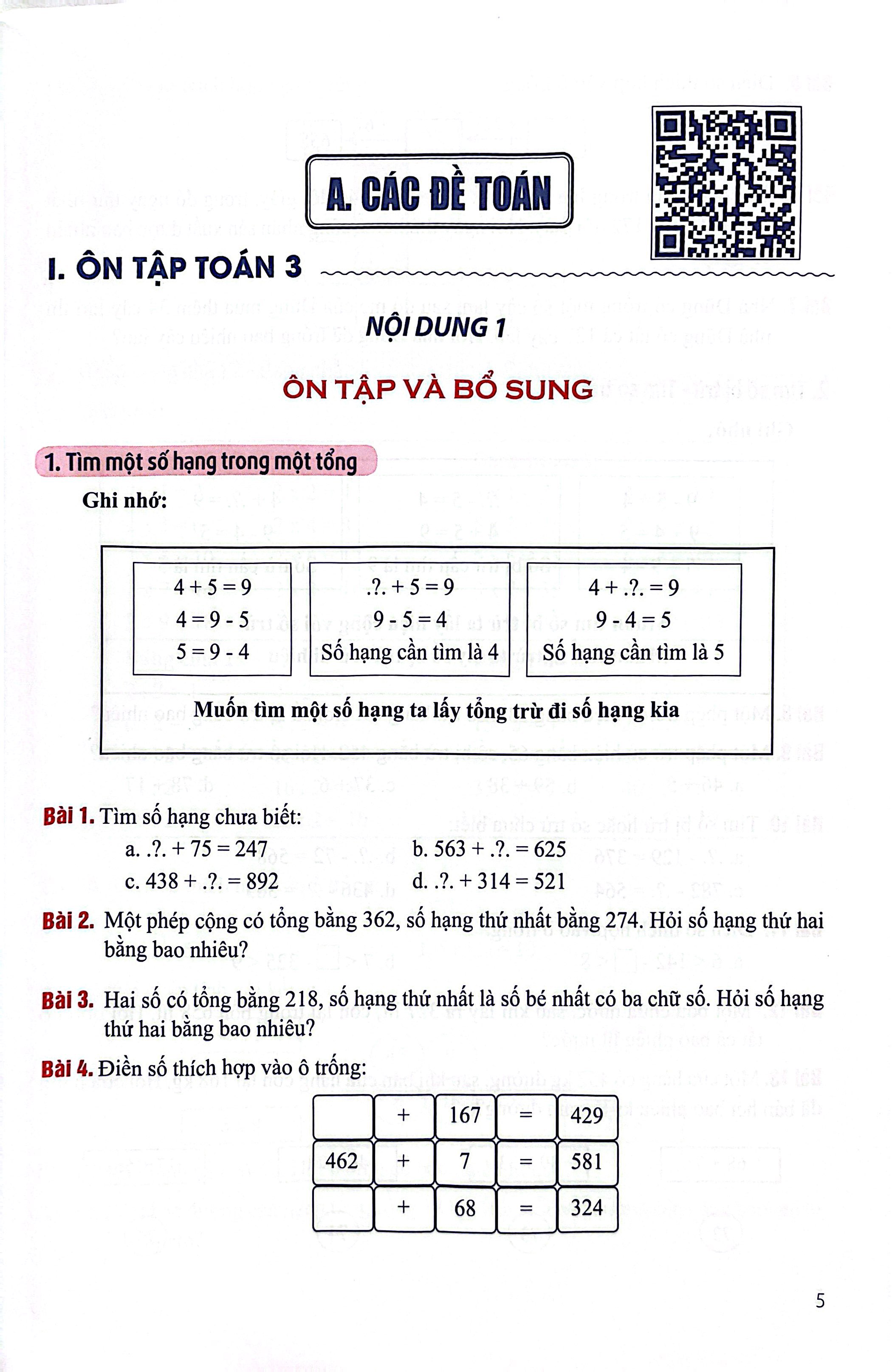 Ôn Tập Hè Toán 3 Và Làm Quen Với Chương Trình Cơ Bản Toán 4 - Ảnh 4