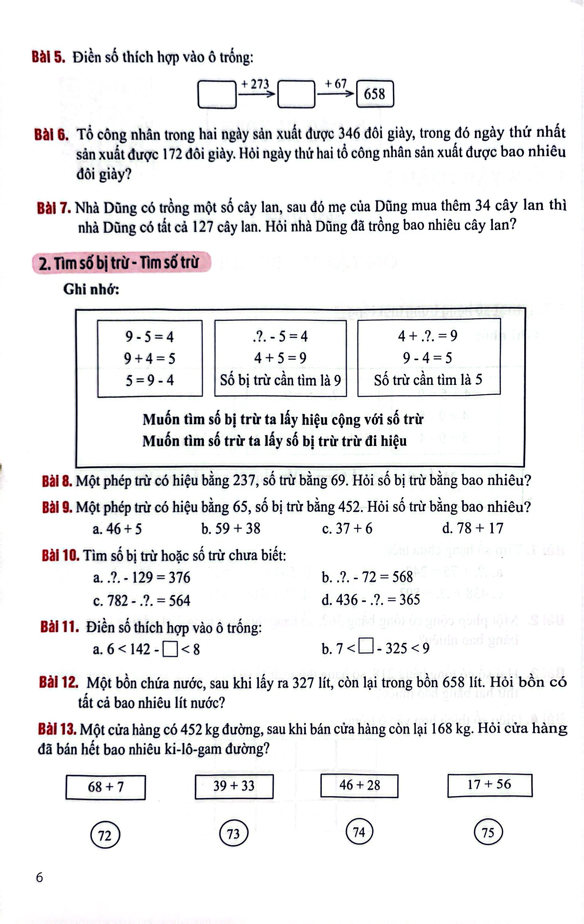 Ôn Tập Hè Toán 3 Và Làm Quen Với Chương Trình Cơ Bản Toán 4 - Ảnh 5