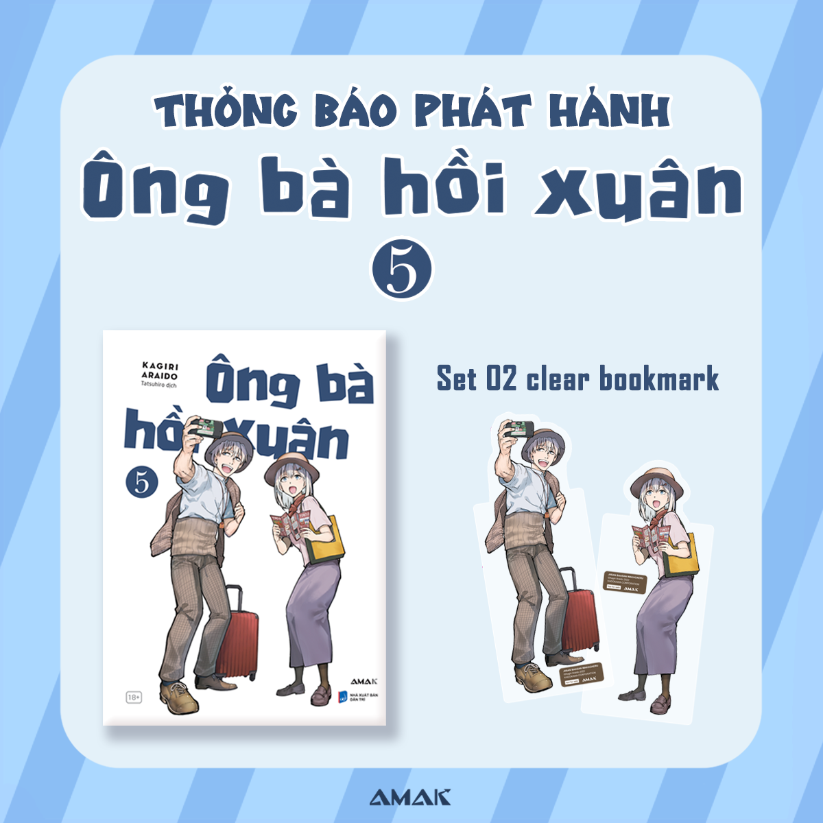 ông bà hồi xuân - tập 5 - tặng kèm 2 clear bookmark - Ảnh 2