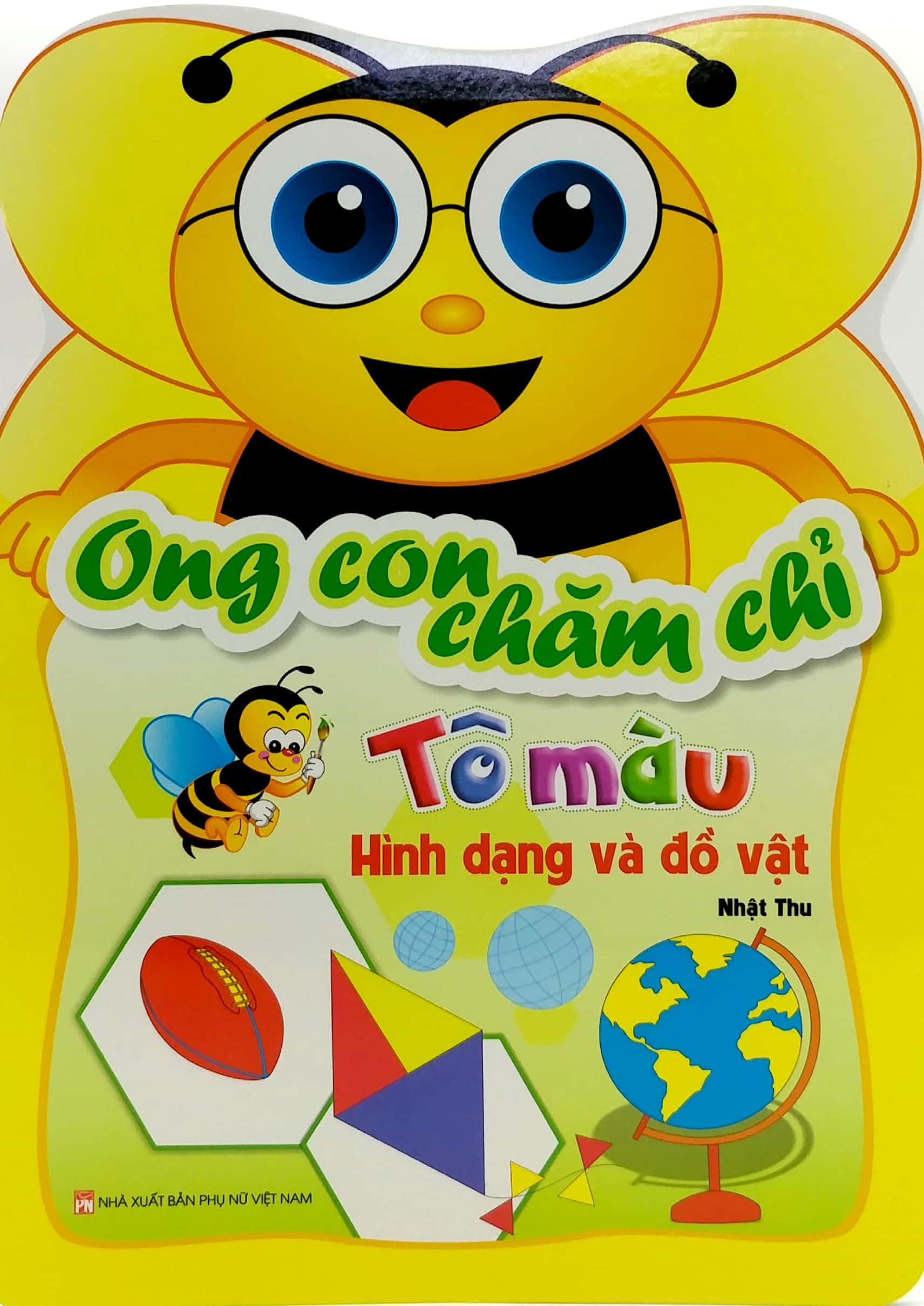 ong con chăm chỉ - tô màu hình dạng và đồ vật - Ảnh 2
