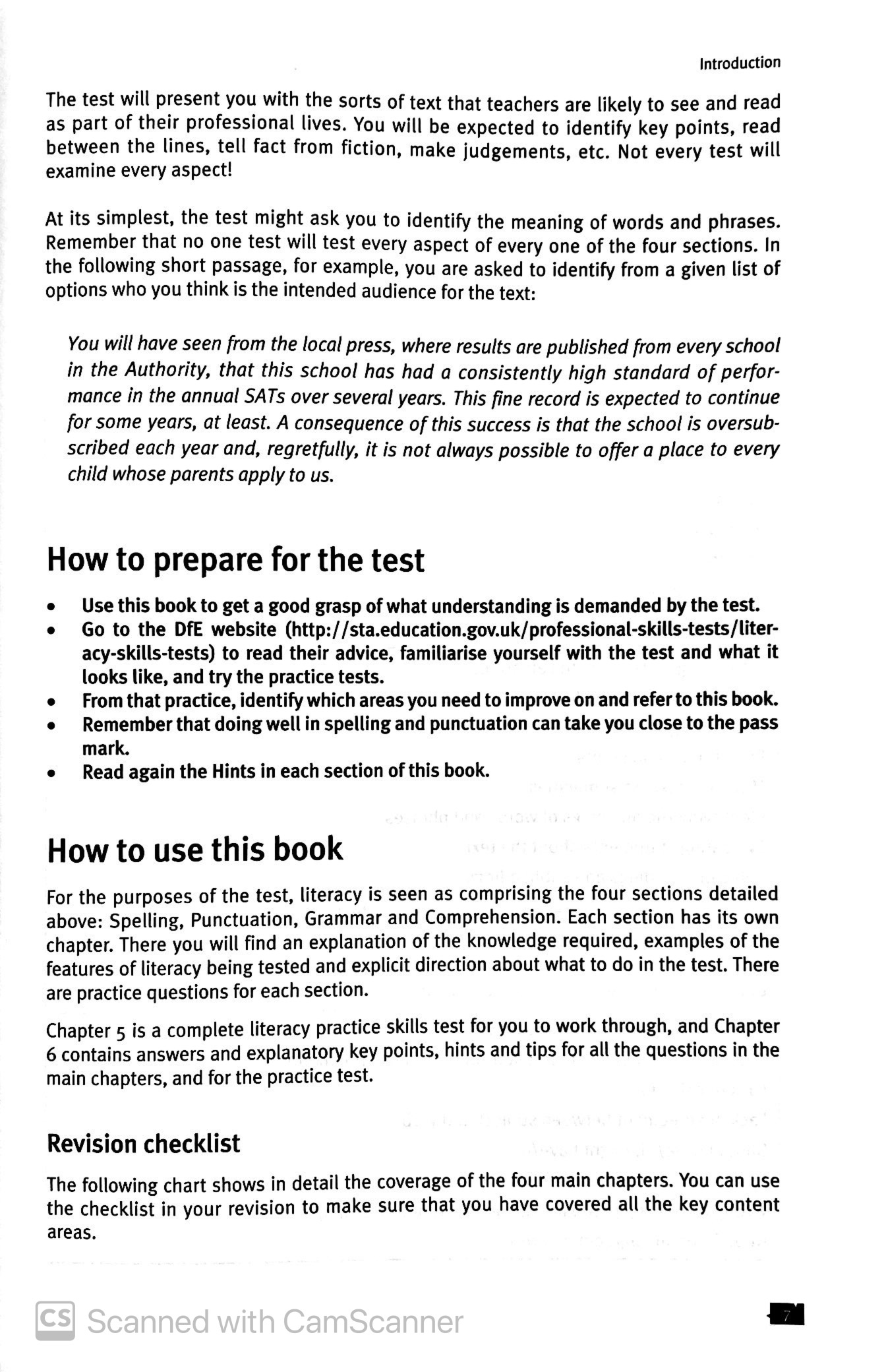 passing the literacy skills test - Ảnh 10