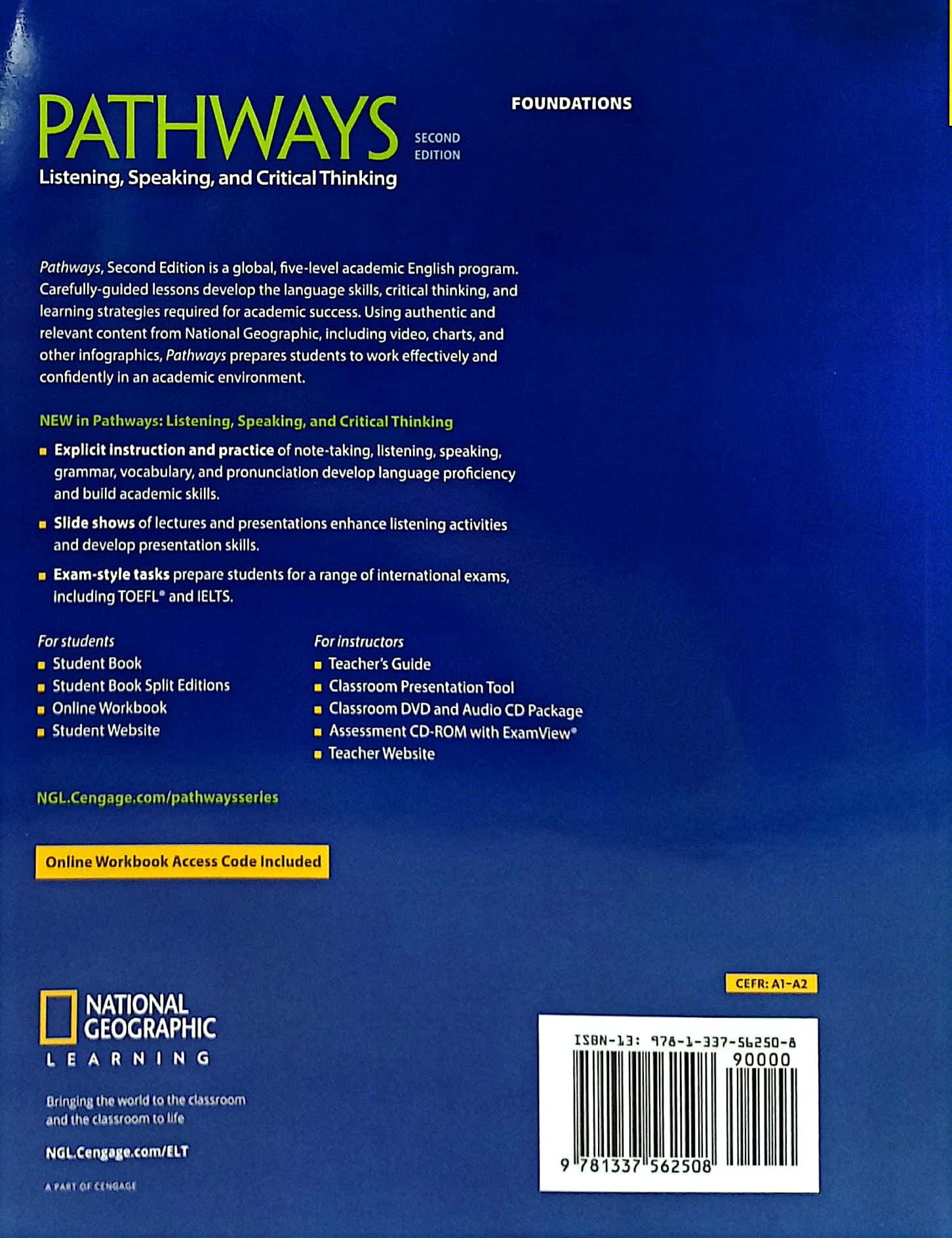 pathways: listening, speaking, and critical thinking foundations, 2nd student edition + online workbook - Ảnh 6