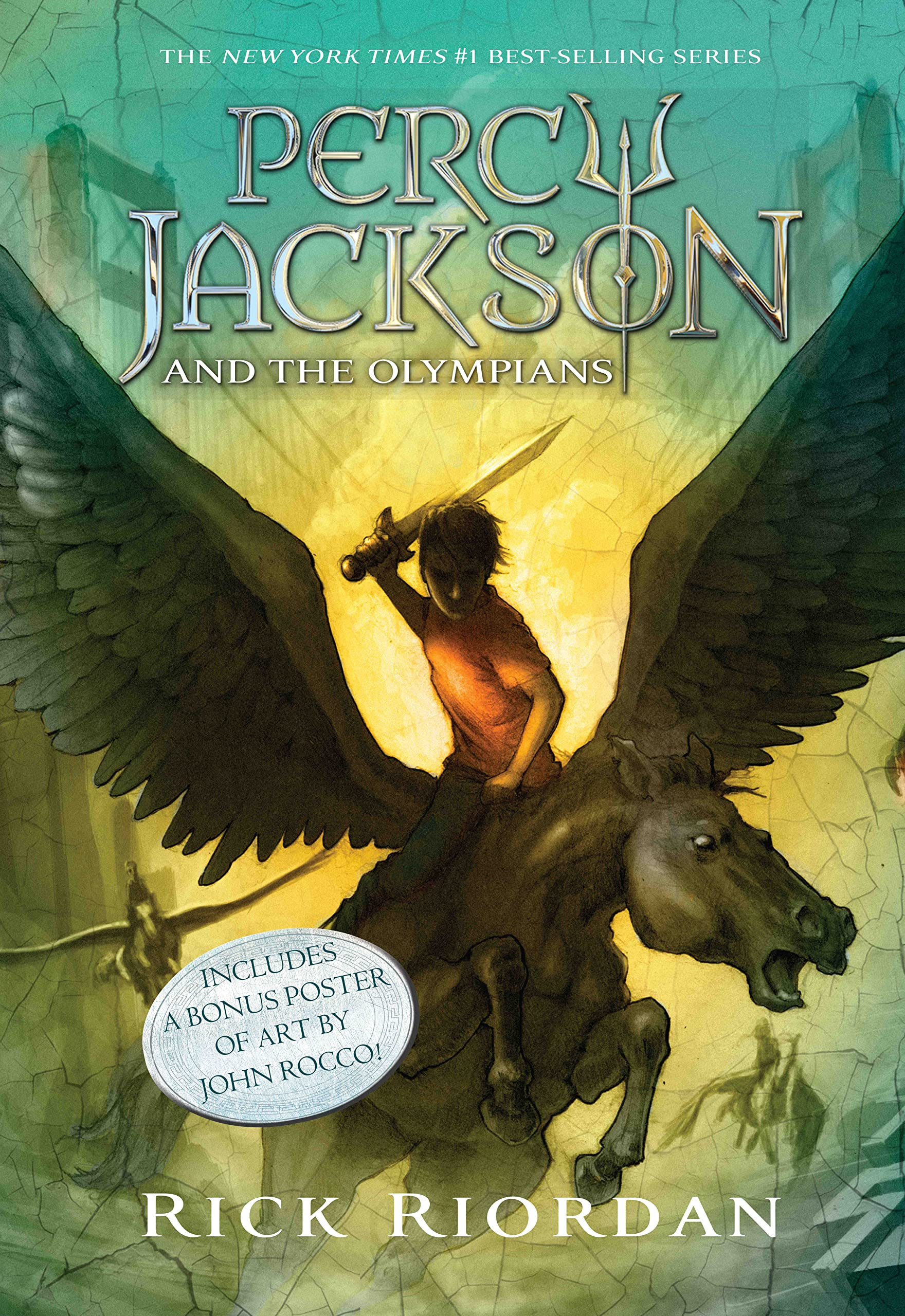 percy jackson and the olympians 5 book paperback boxed set (with poster) - Ảnh 4