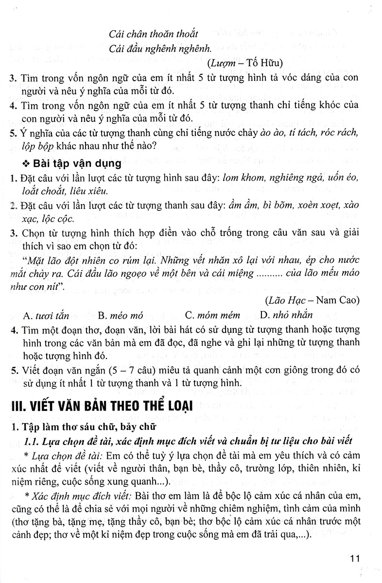 phát triển kĩ năng đọc-hiểu và viết văn bản theo thể loại ngữ văn 8 (bám sát sgk chân trời sáng tạo) - Ảnh 14