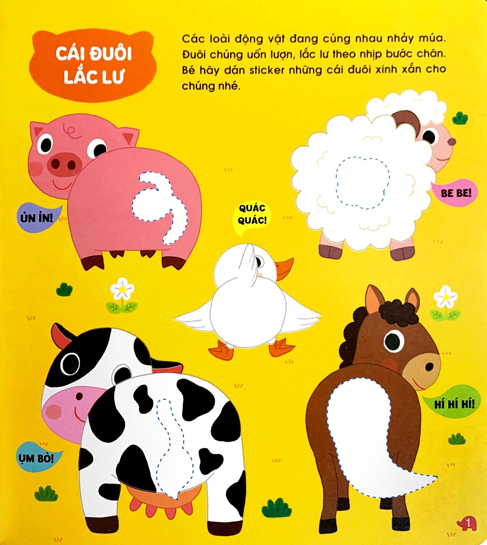 phát triển trí não cho trẻ qua tô-dán và nối hình - động vật - Ảnh 4
