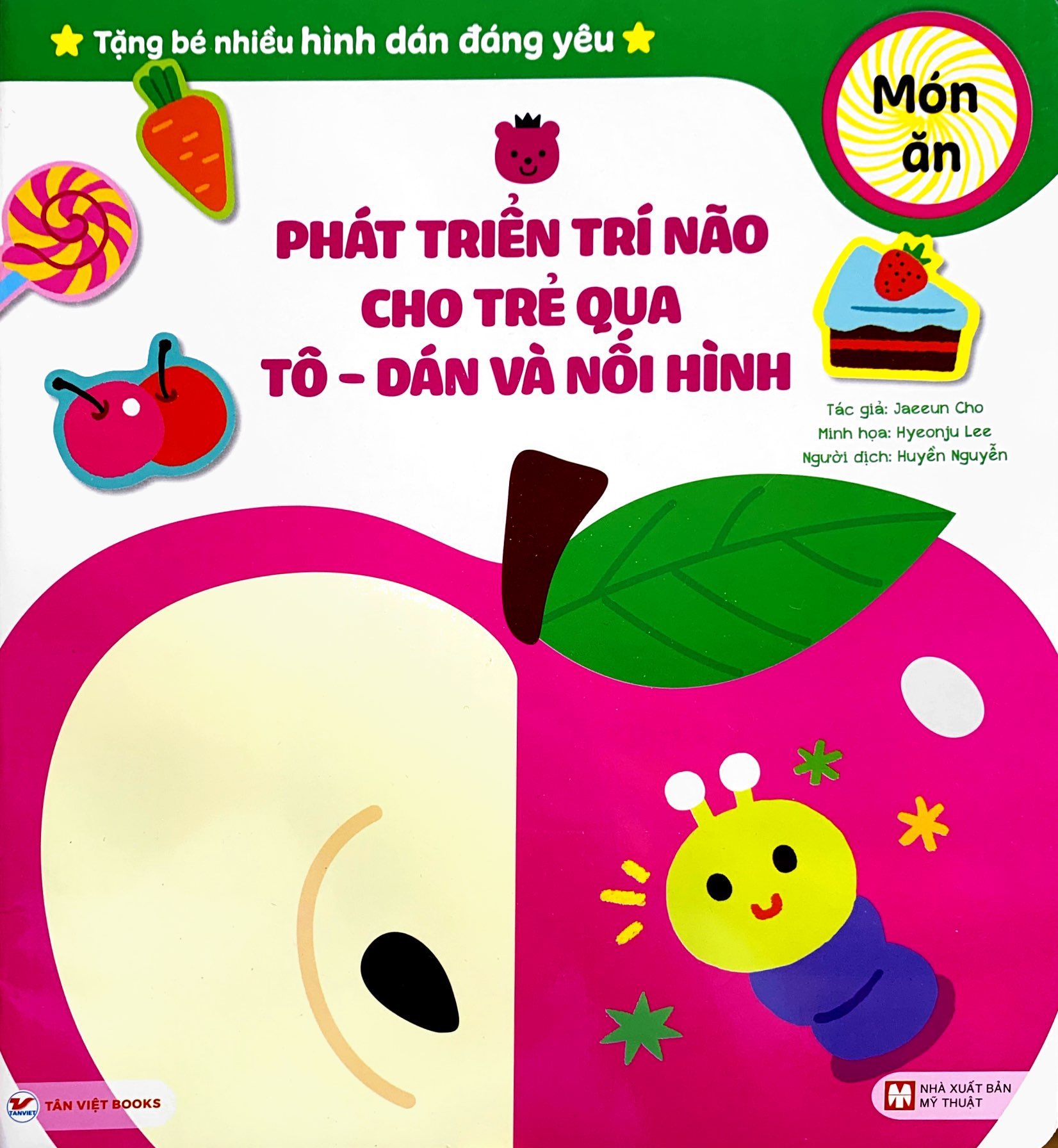 phát triển trí não cho trẻ qua tô-dán và nối hình - món ăn - Ảnh 2